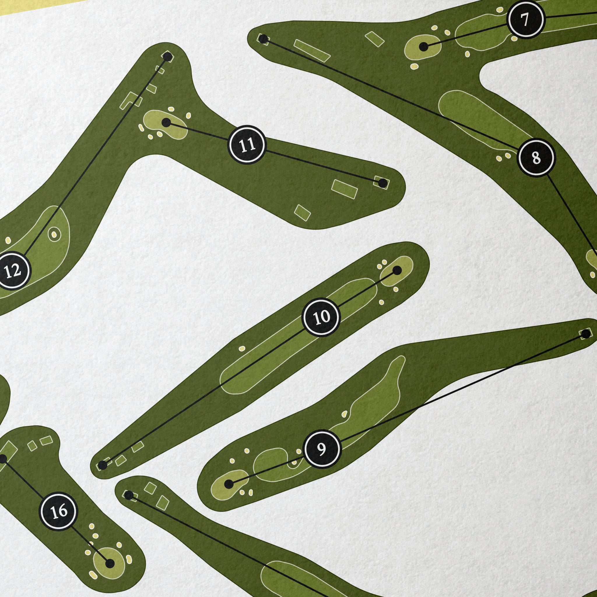 The Royal St Georges Golf Club | Golf Course Map | Close+Up 