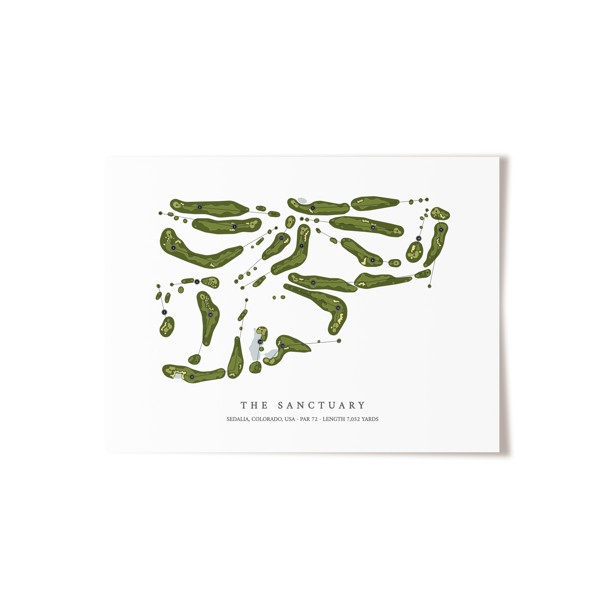 The Sanctuary  | Golf Course Print | Unframed 