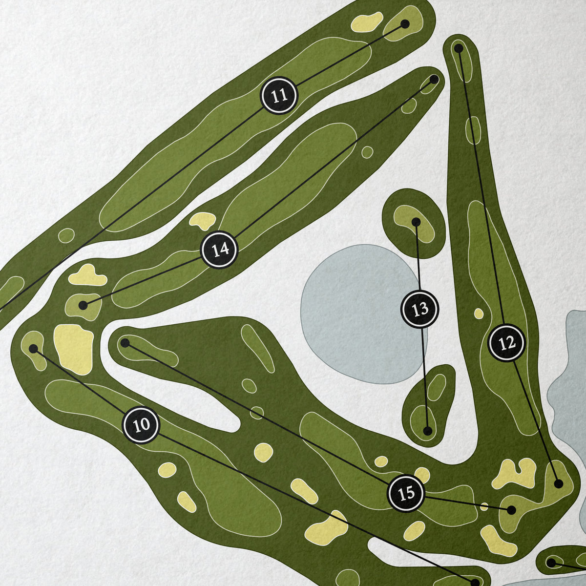 The Vinoy Golf Club | Golf Course Map | Close Up