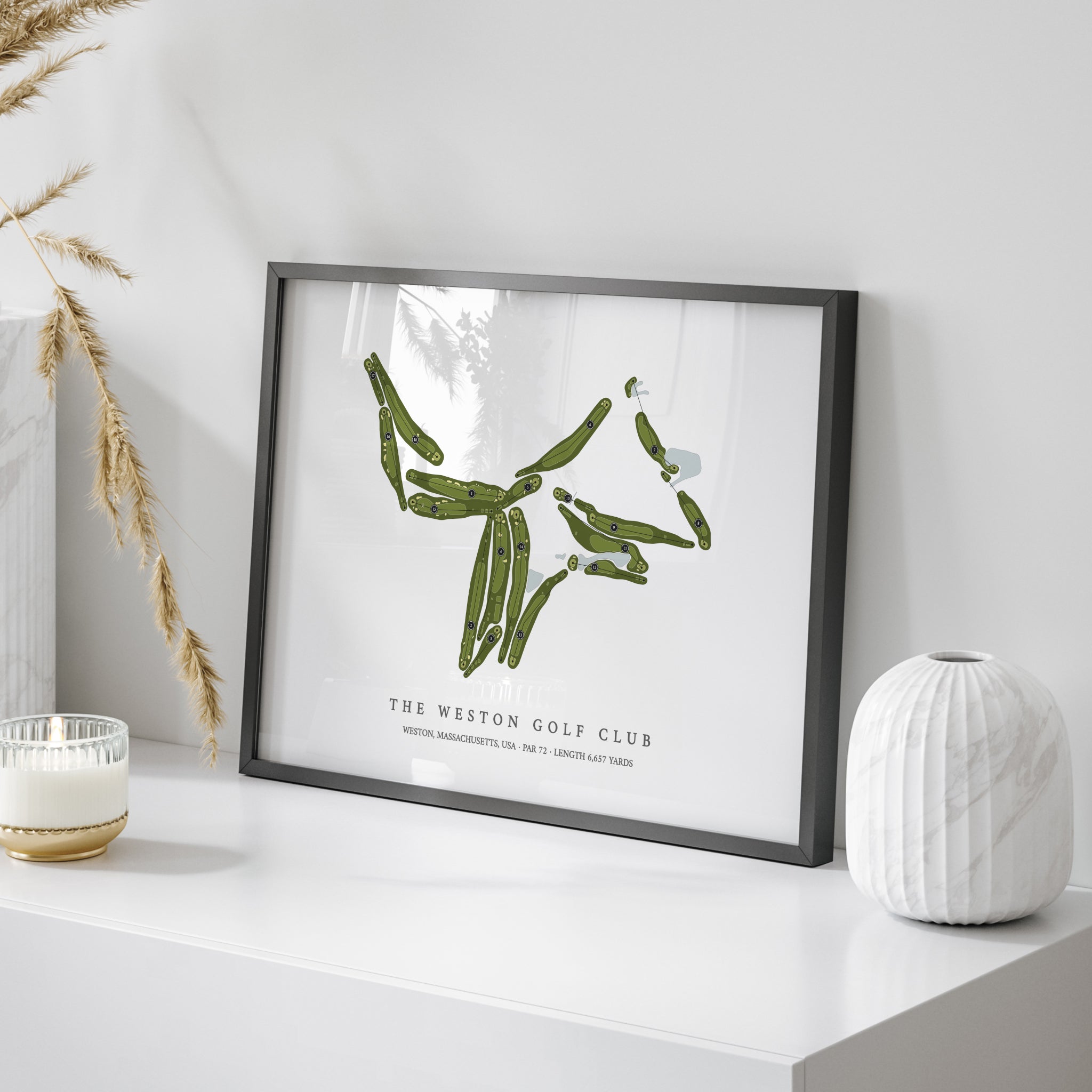 The Weston Golf Club | Golf Course Map | On Table 