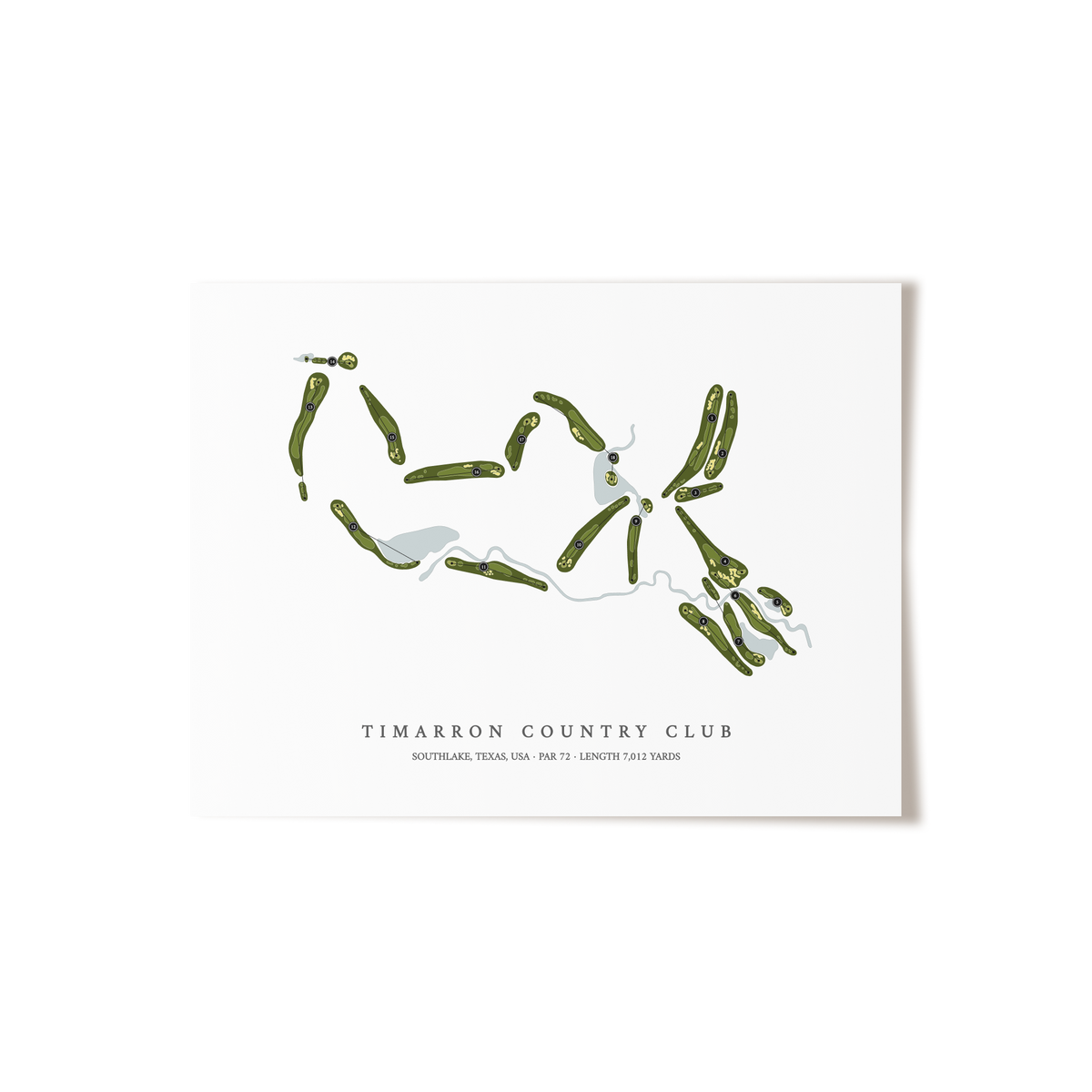 Timarron Timarron Country Club | Golf Course Map