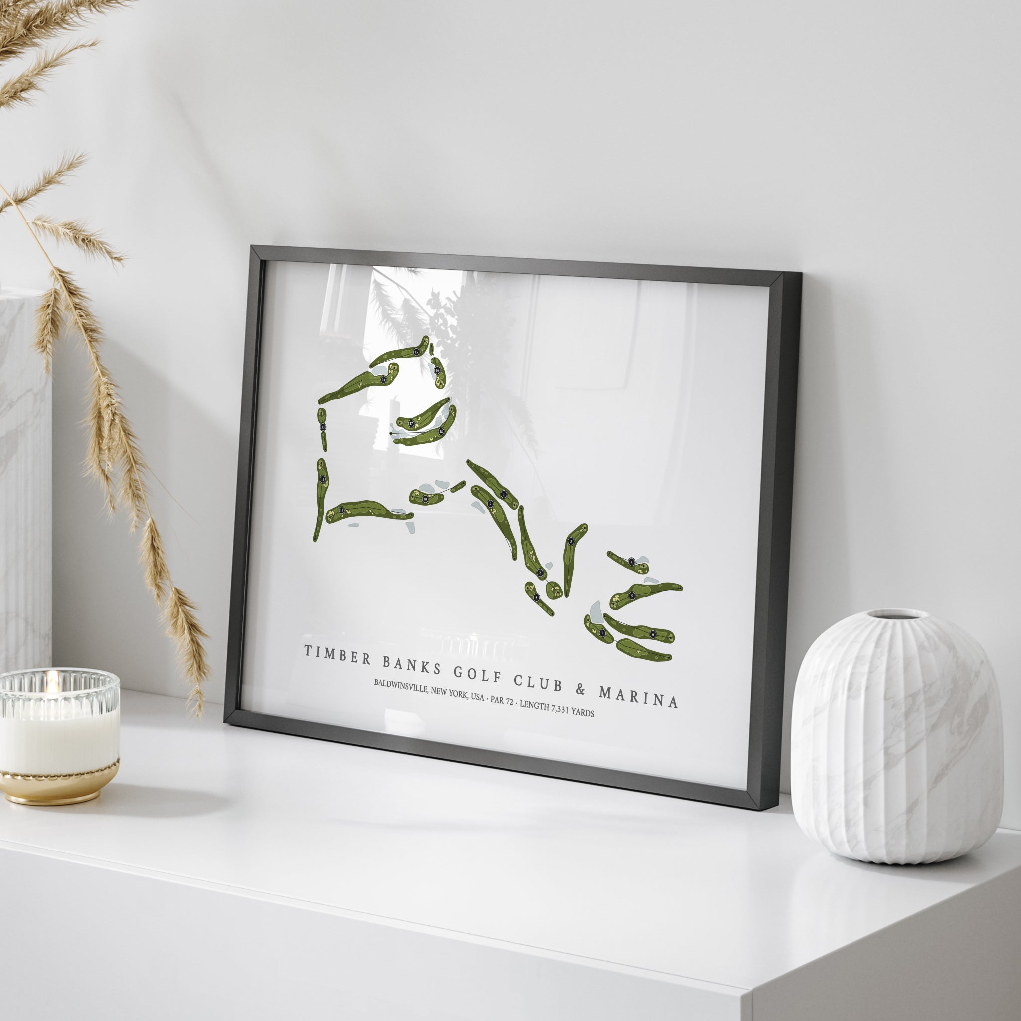 Timber Banks Golf Club & Marina | Golf Course Map | On Table 