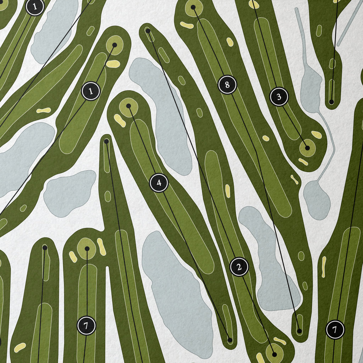 Timber Point Golf Course | Golf Course Print | Close Up