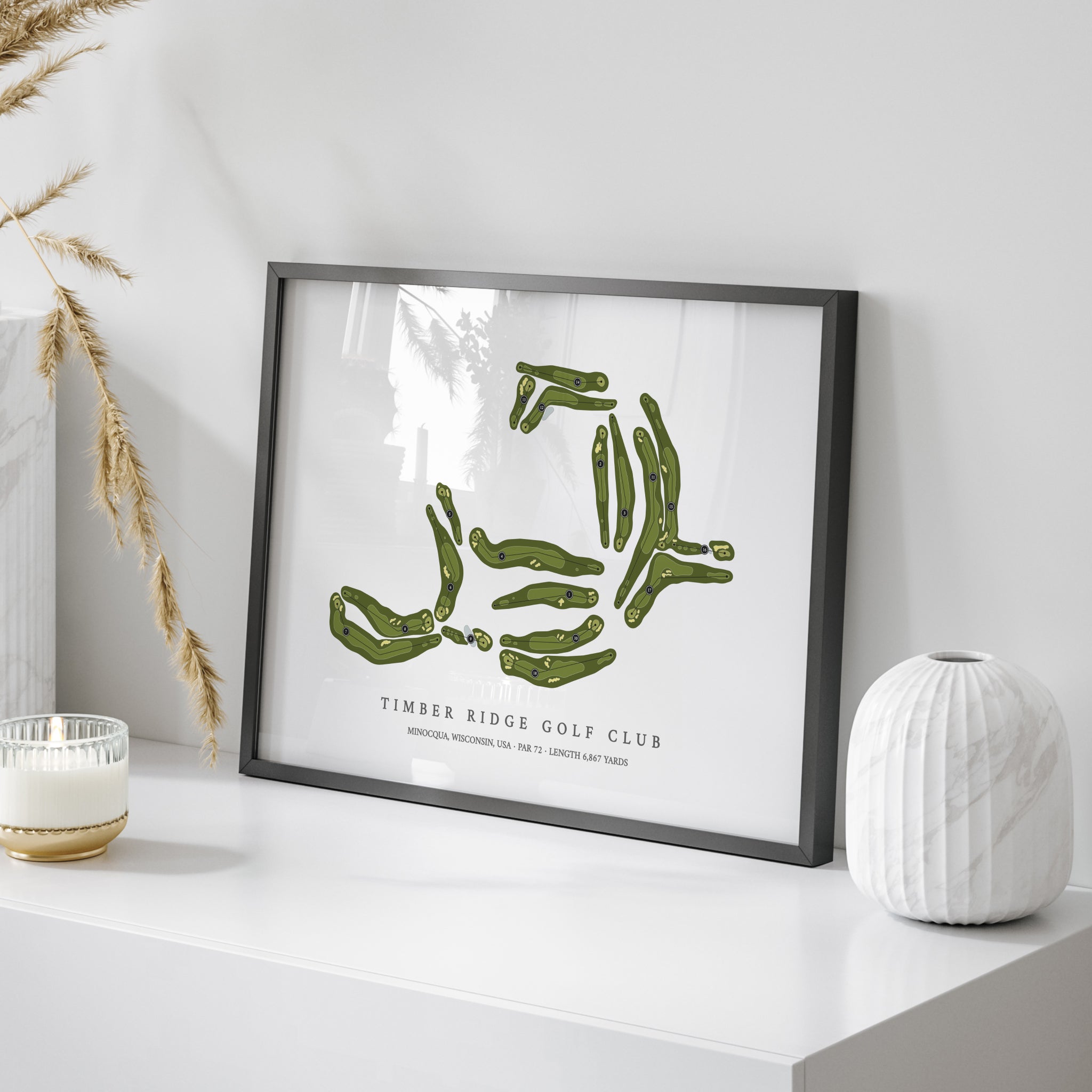 Timber Ridge Golf Club | Golf Course Map | On Table 