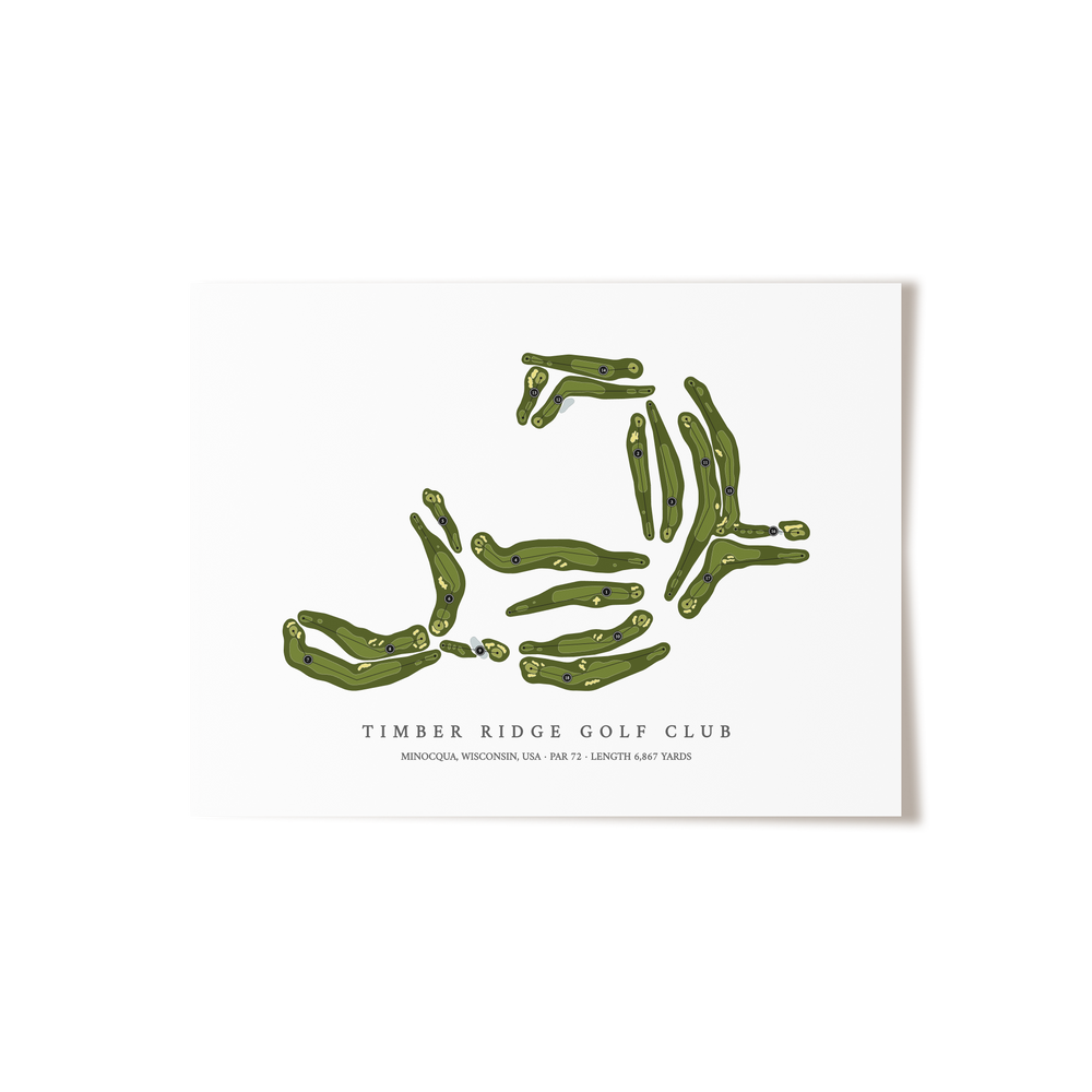 Timber Ridge Golf Club | Golf Course Map