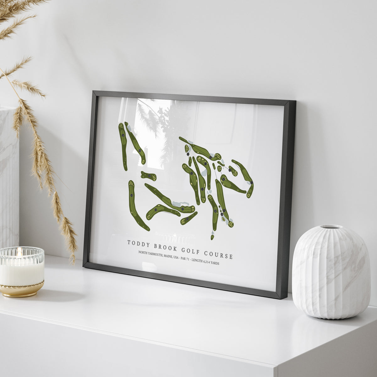 Toddy Brook Golf Course | Golf Course Map | On Table