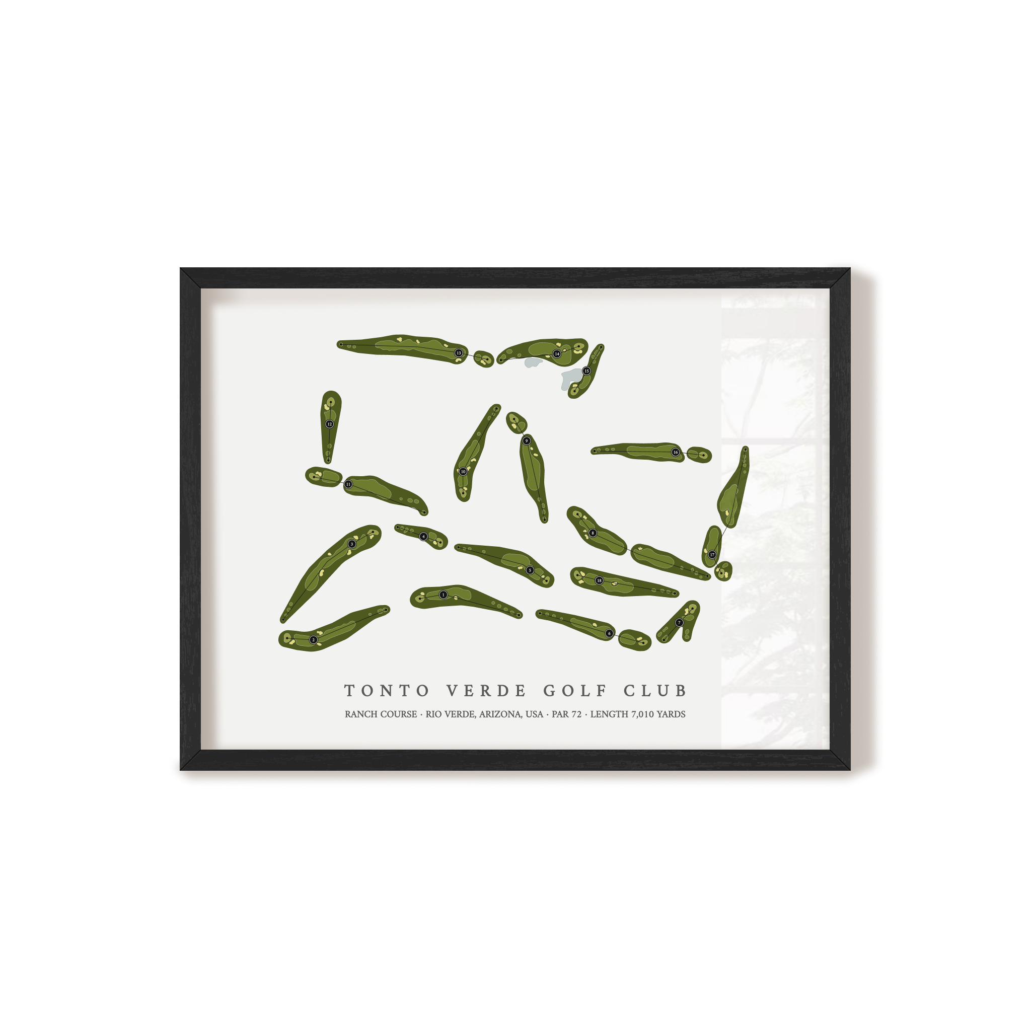 Tonto Verde Golf Club - Ranch Course | Golf Course Print | Black+Frame 