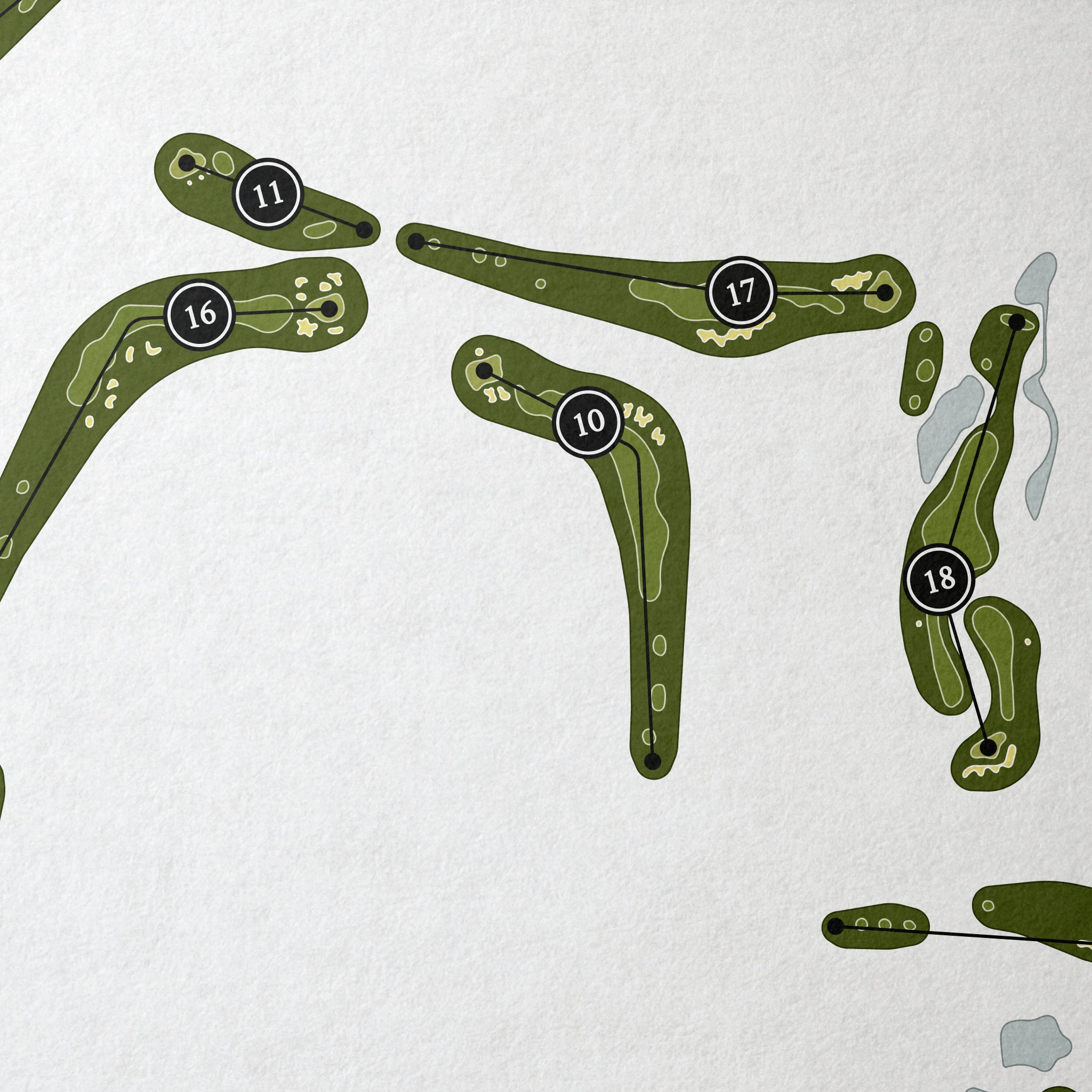 Torreon Golf Club - Tower Course | Golf Course Map | Close Up 