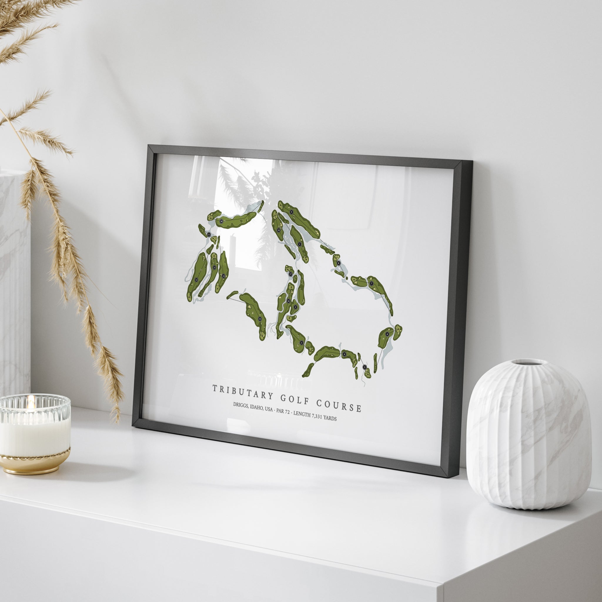 Tributary Golf Course | Golf Course Map | On Table 