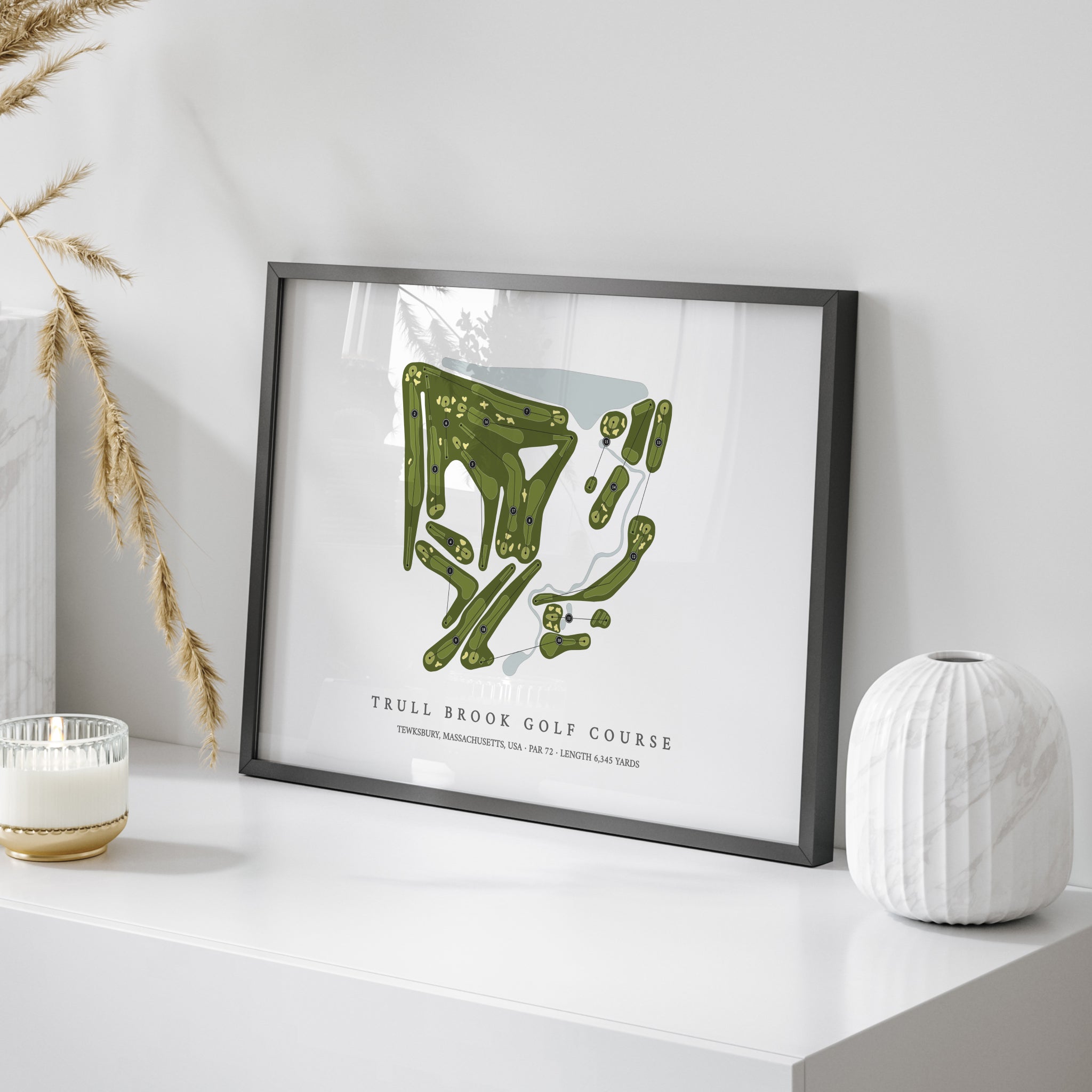Trull Brook Golf Course | Golf Course Map | On+Table 