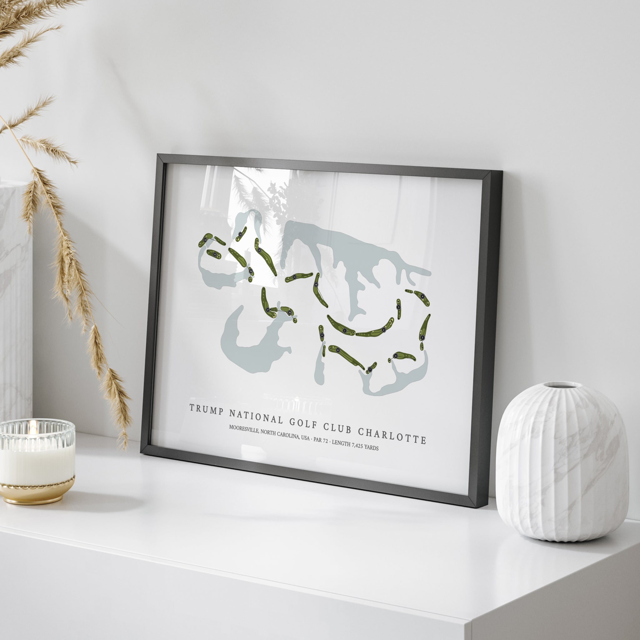 Trump National Golf Club Charlotte | Golf Course Map | On Table 