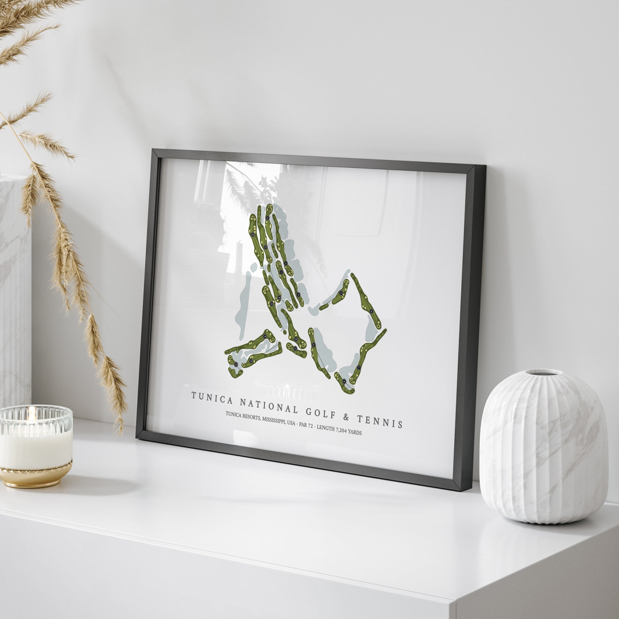 Tunica National Golf & Tennis | Golf Course Map | On Table 