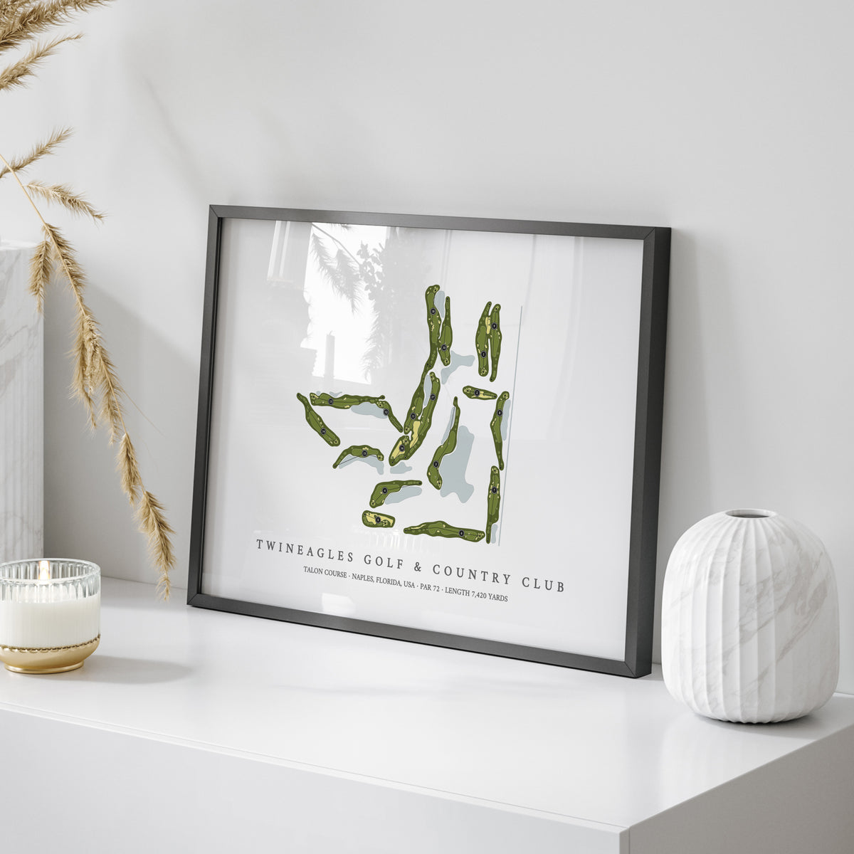 TwinEagles Golf & Country Club - Talon Course | Golf Course Map | On Table