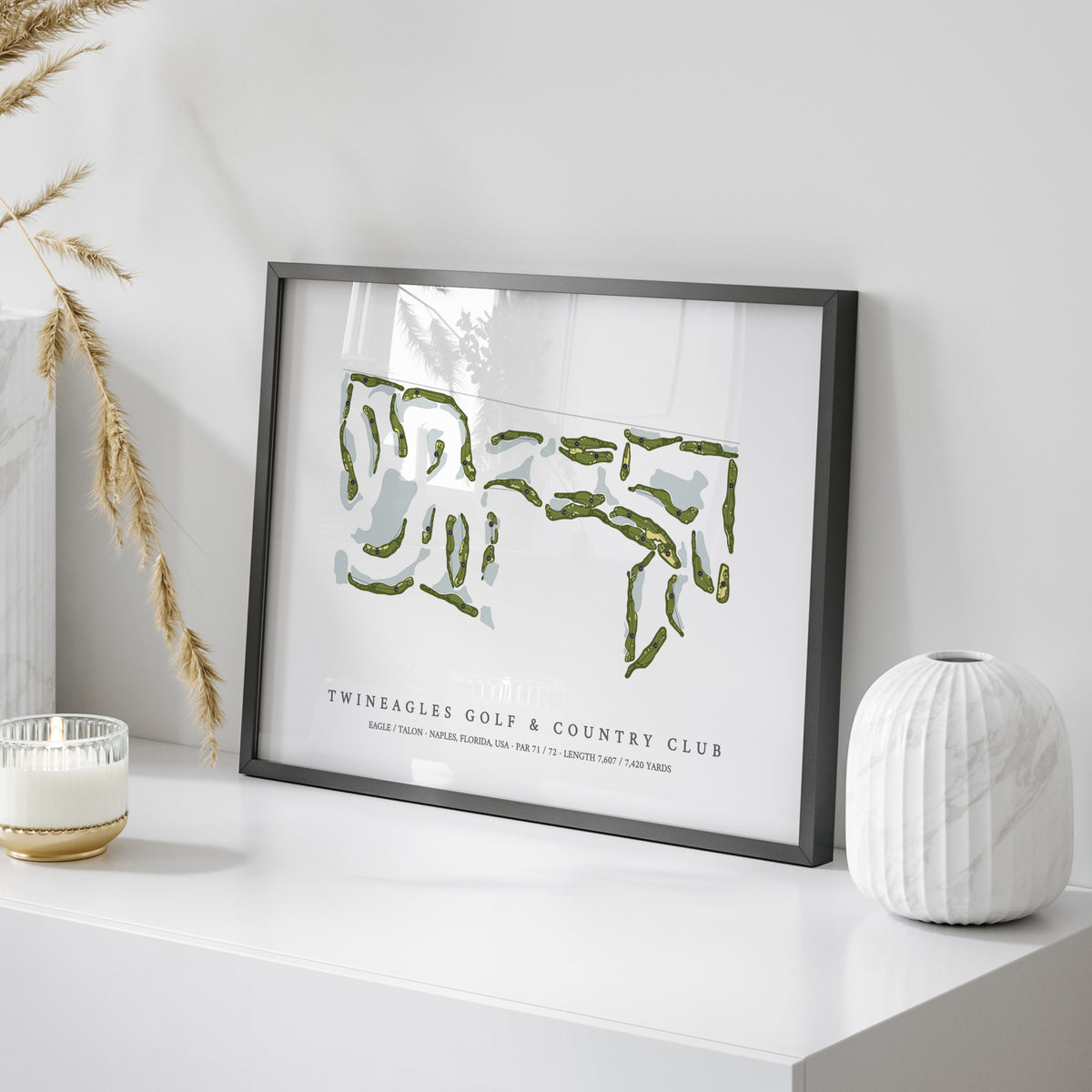 TwinEagles Golf & Country Club | Golf Course Map | On Table