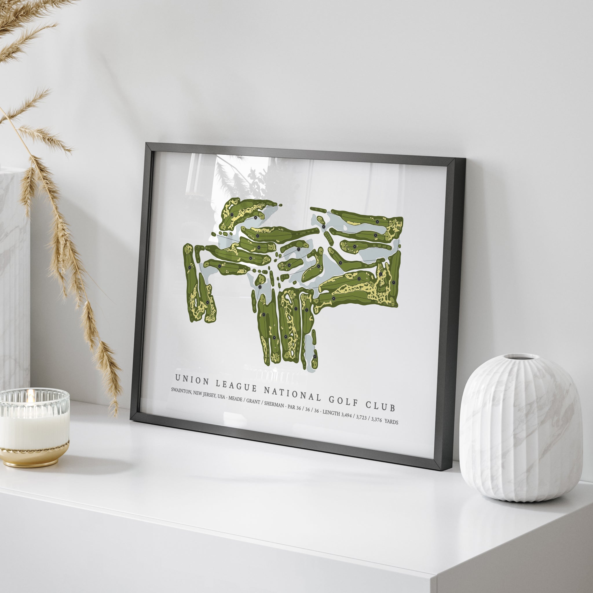 Union League National Golf Club | Golf Course Map | On Table 
