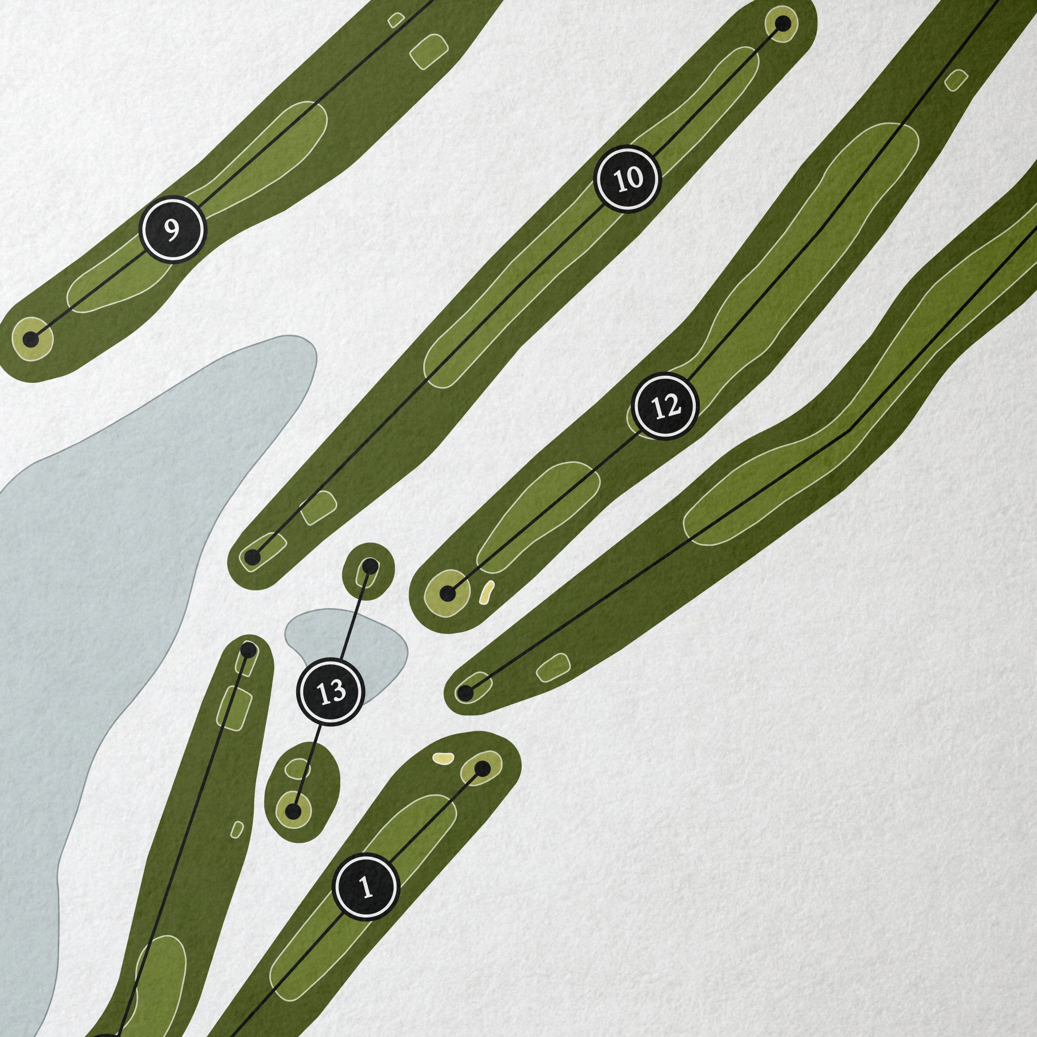Van Cortlandt Park Golf Course | Golf Course Map | Close Up 