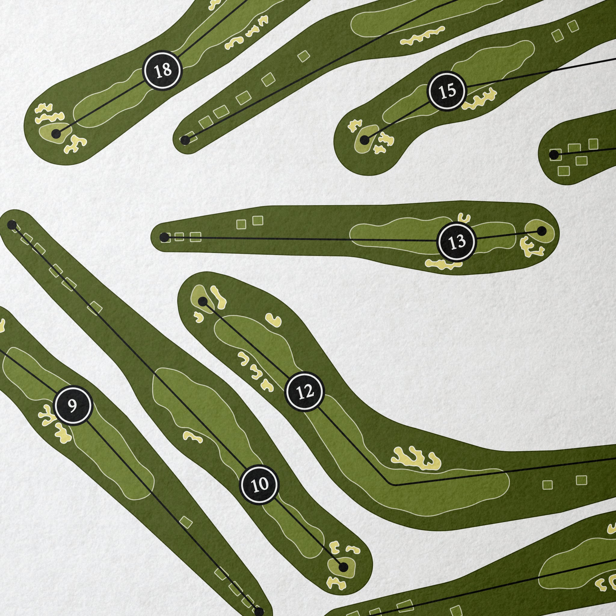 Victory Ranch Golf Club | Golf Course Map | Close Up 