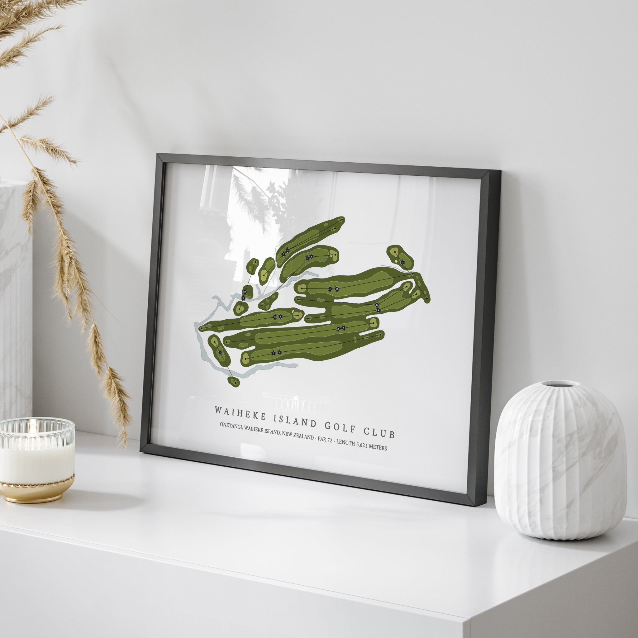 Waiheke Island Golf Club | Golf Course Map | On Table 