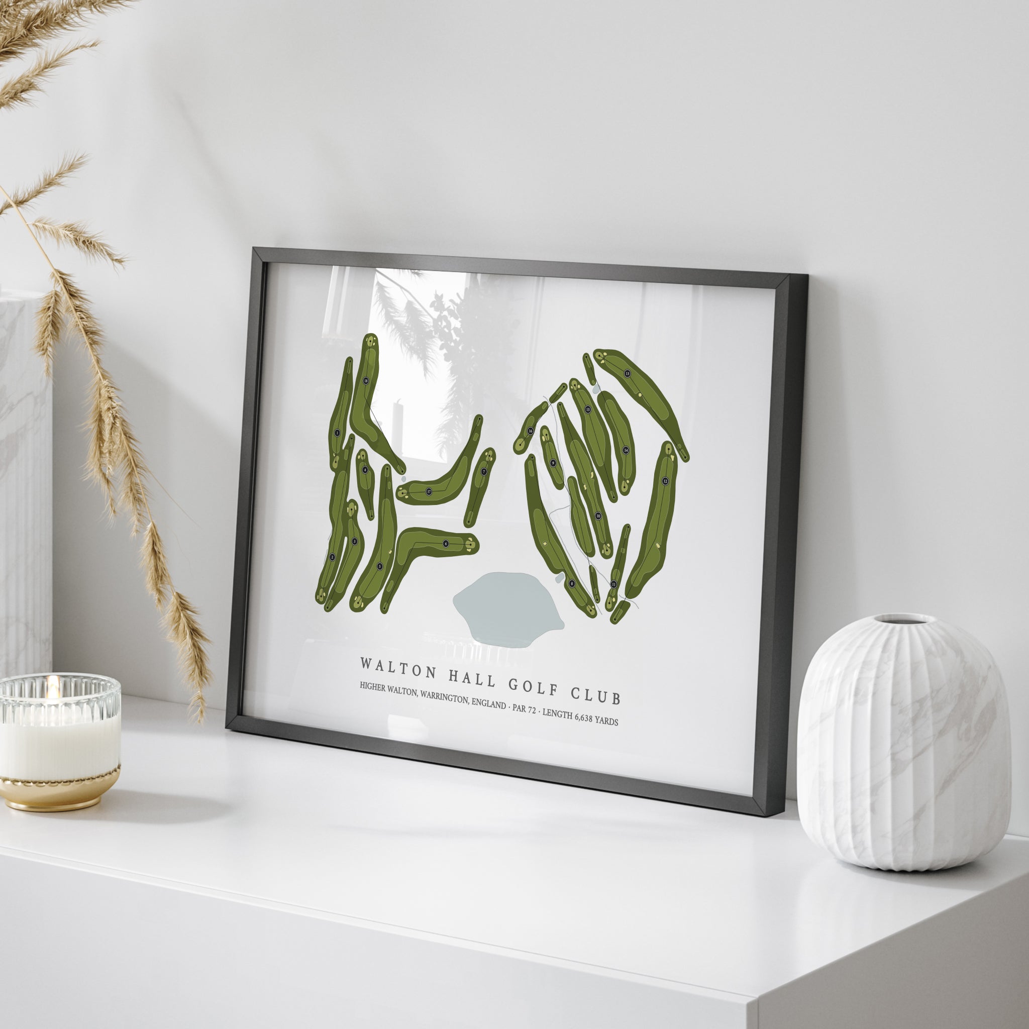 Walton Hall Golf Club | Golf Course Map | On Table 