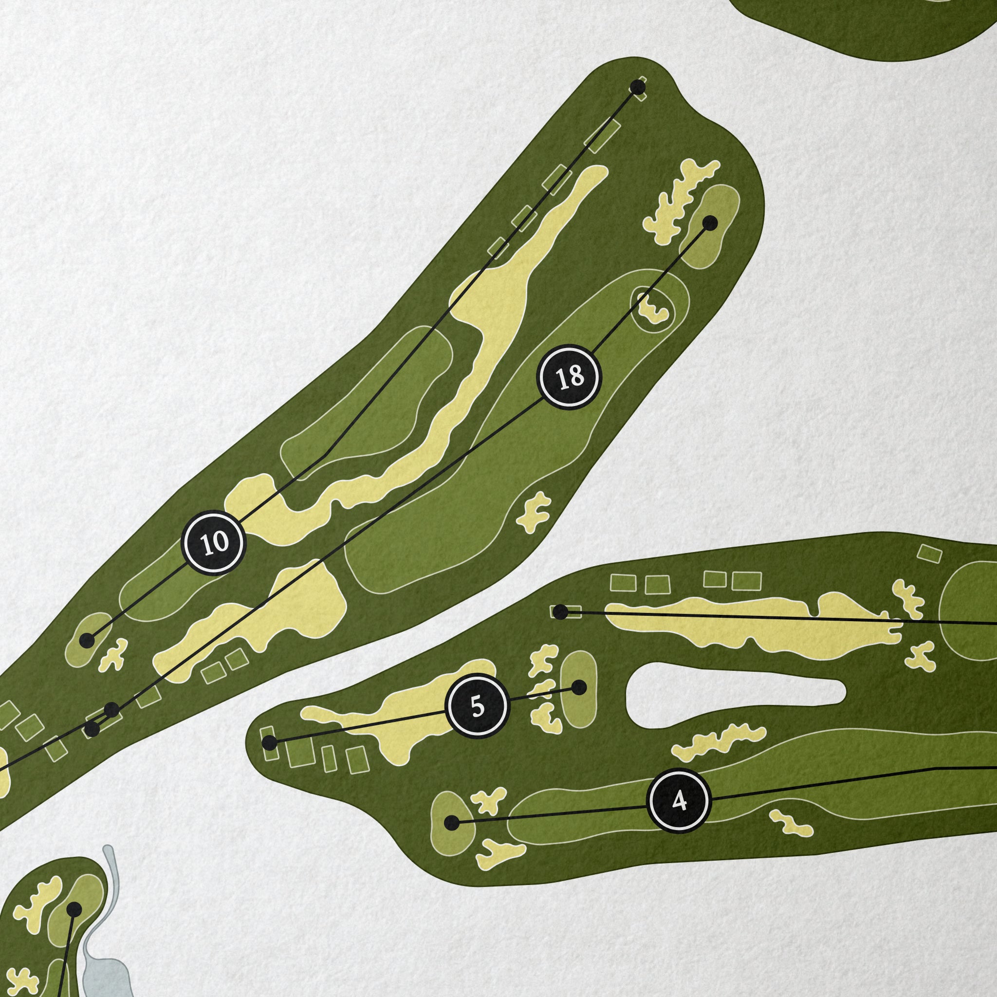 Washington National Golf Club | Golf Course Map | Close+Up 