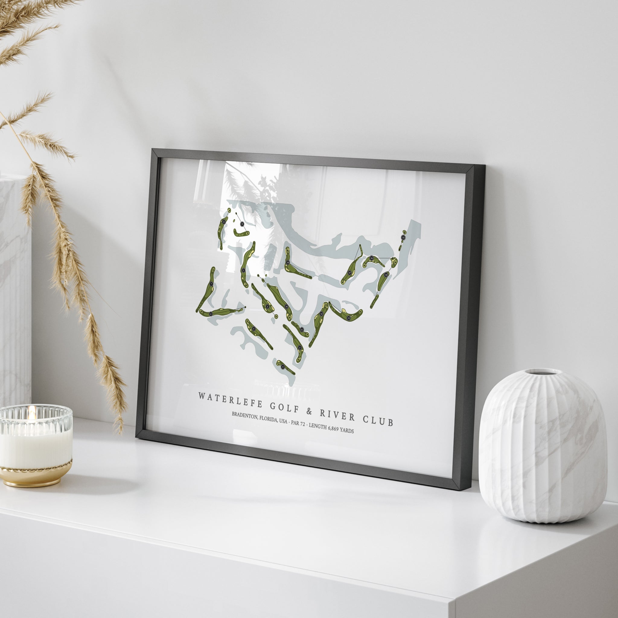 Waterlefe Golf & River Club | Golf Course Map | On Table 
