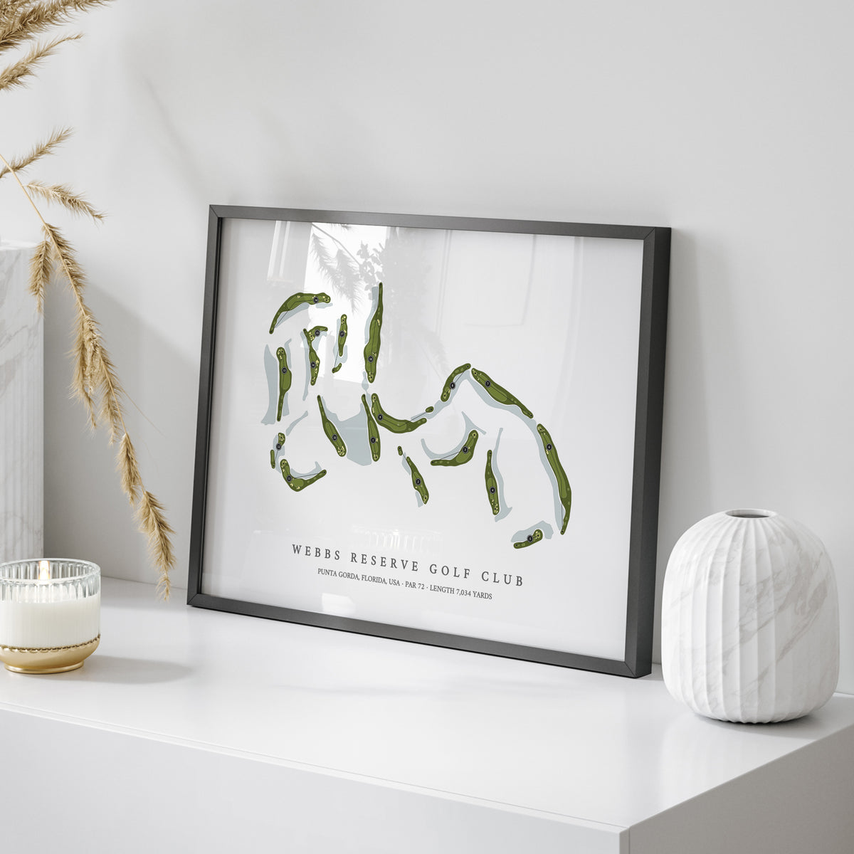 Webbs Reserve Golf Club | Golf Course Map | On Table