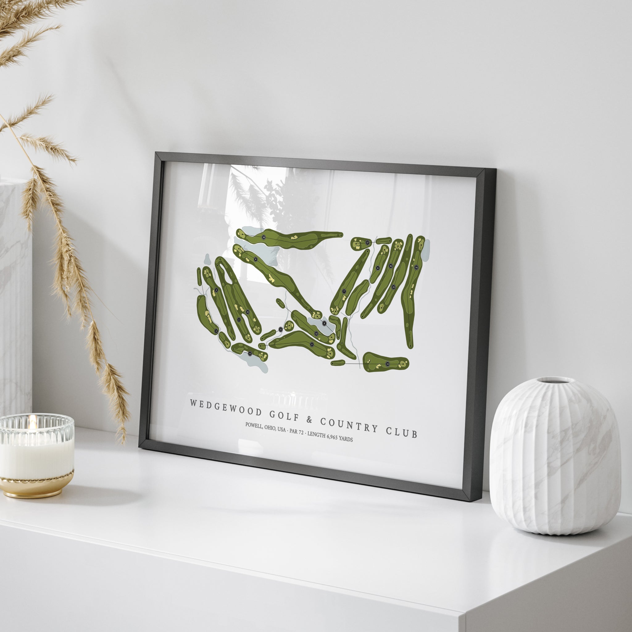 Wedgewood Golf & Country Club | Golf Course Map | On Table