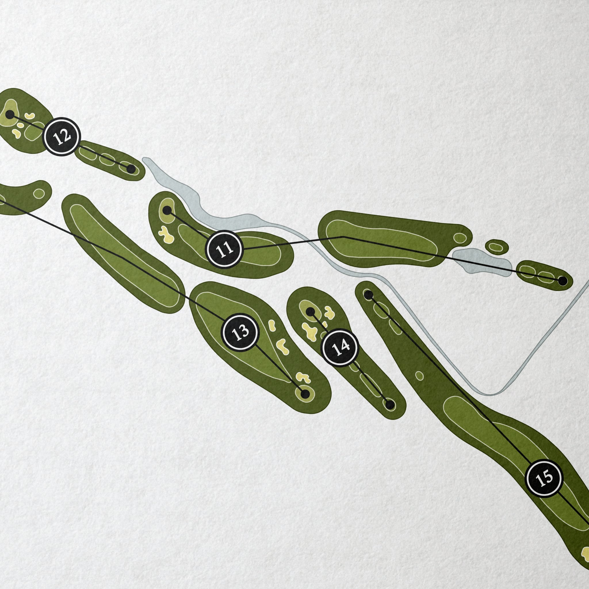 WestRidge Golf Course | Golf Course Map | Close Up 