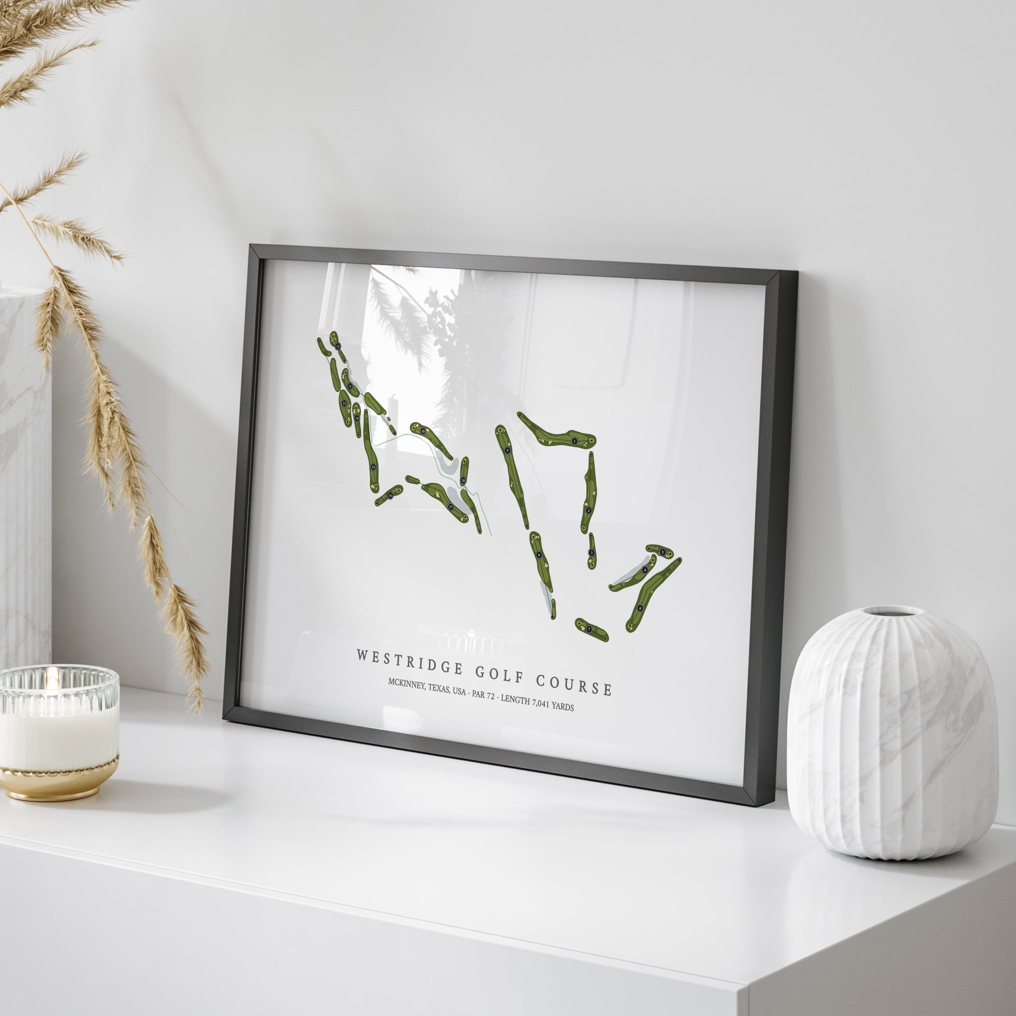 WestRidge Golf Course | Golf Course Map | On Table 
