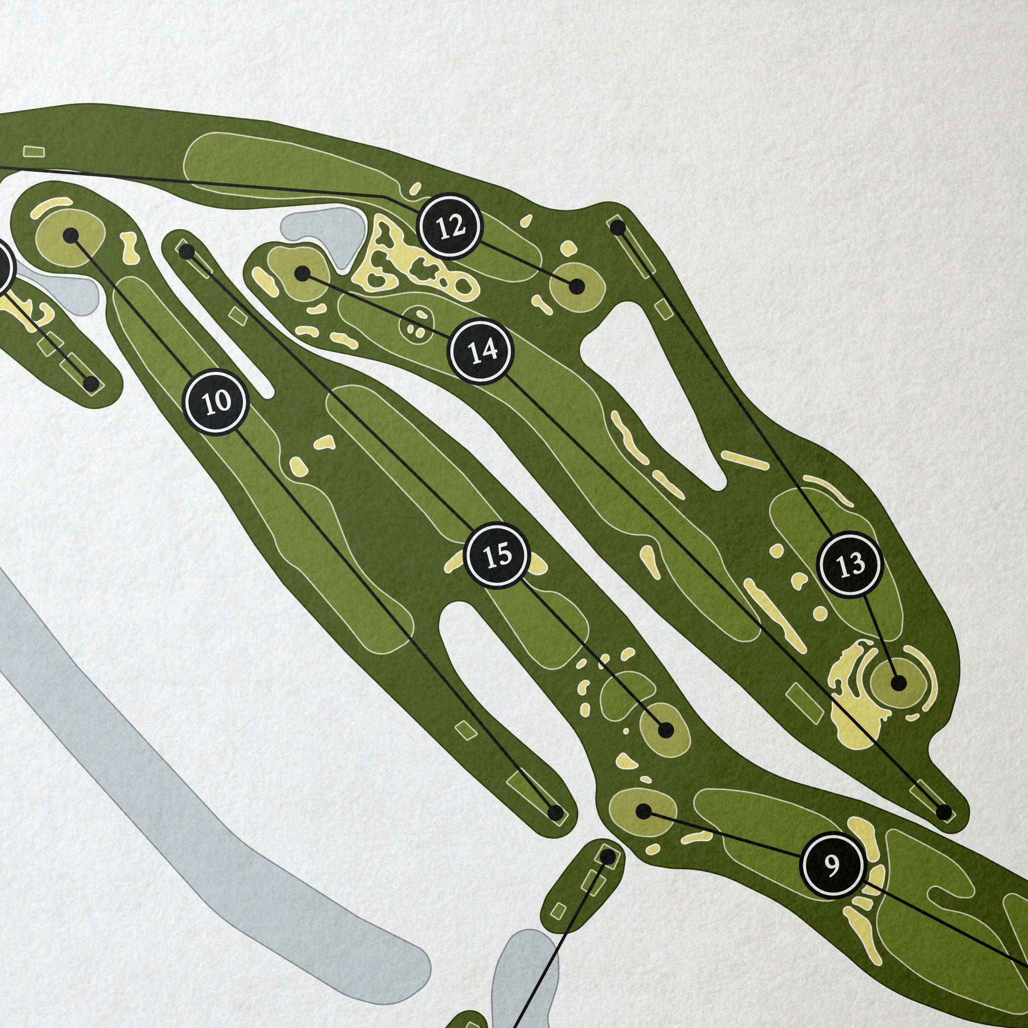 Westhampton Country Club | Golf Course Map | Close+Up