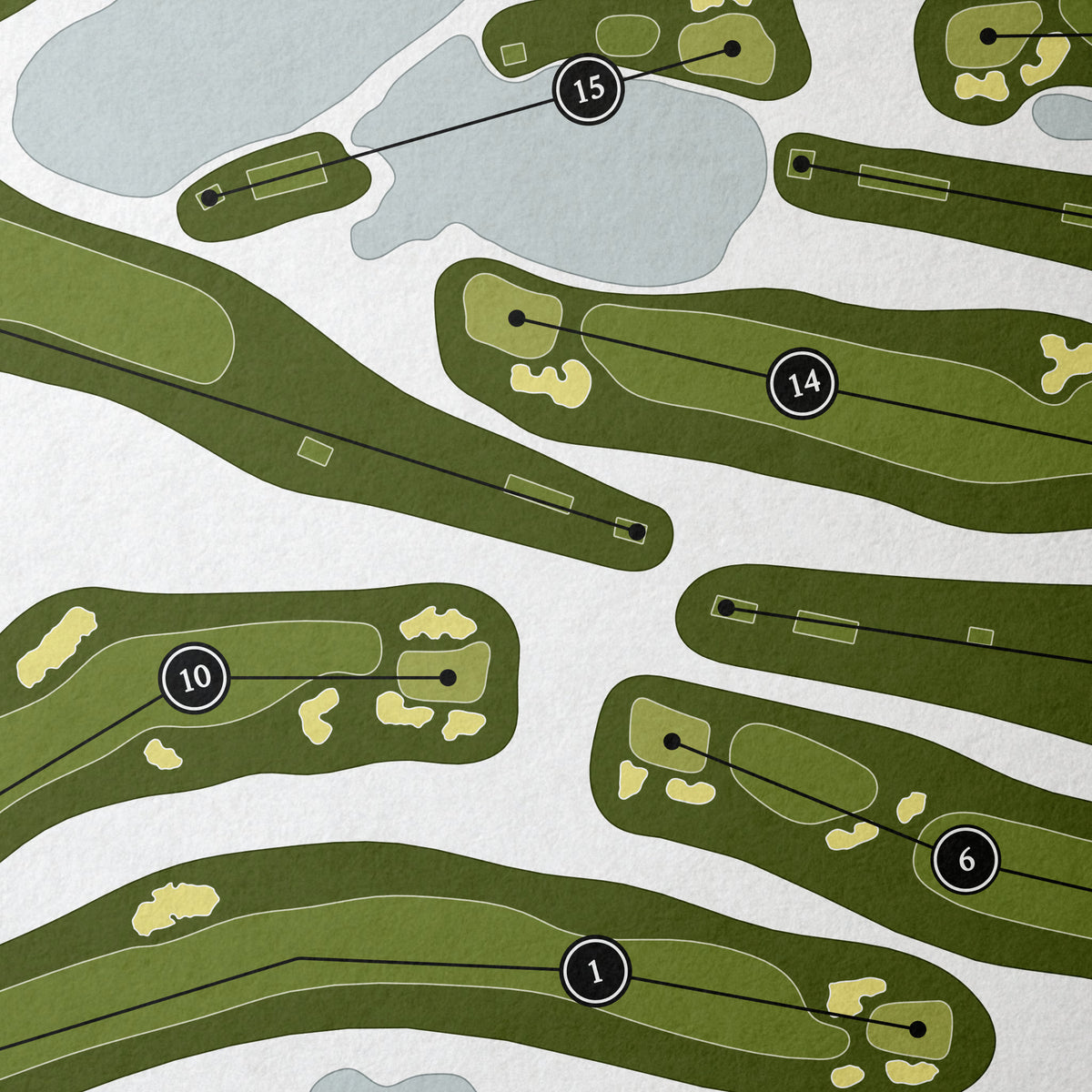 Westwood Golf Club | Golf Course Map | Close Up