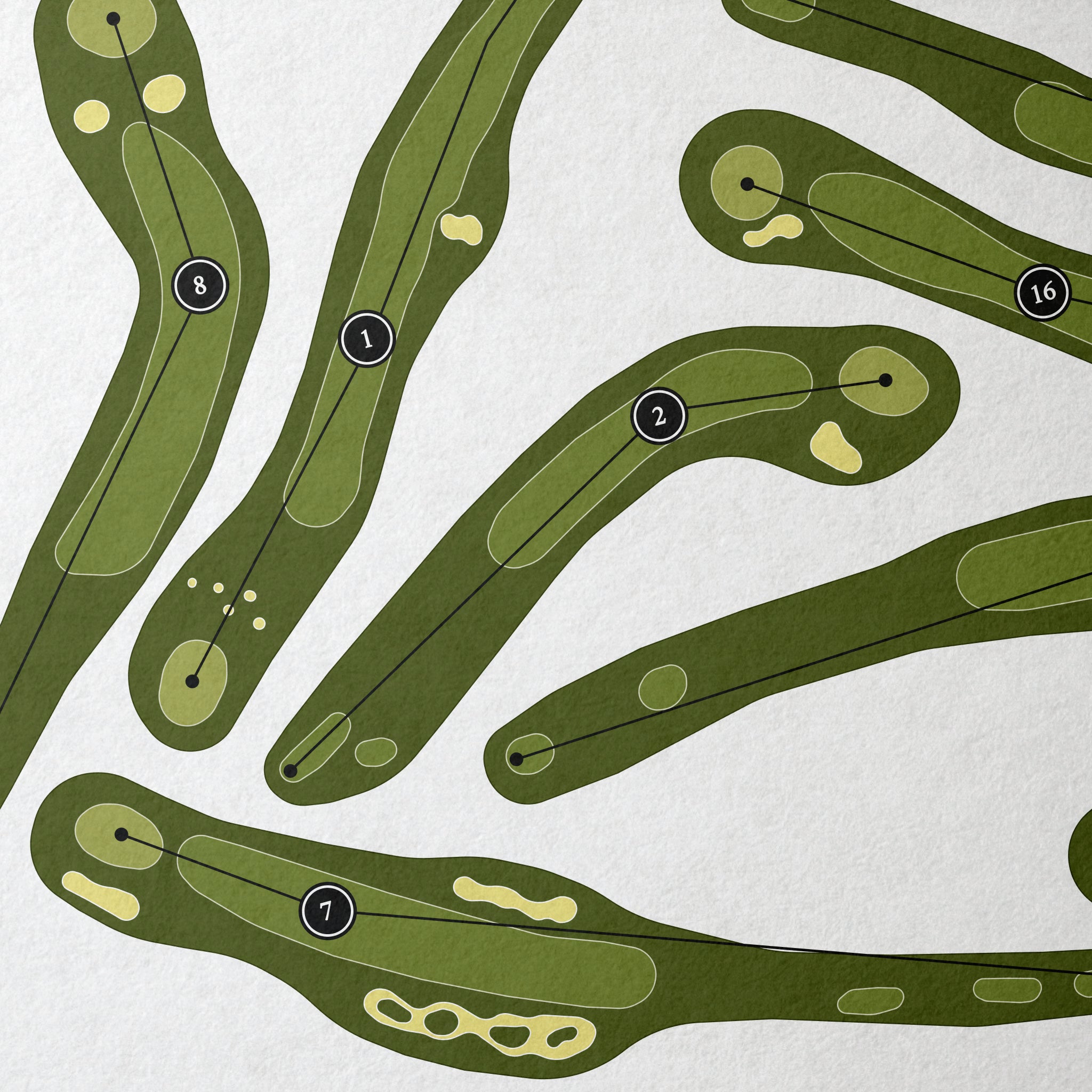 Westwood Golf Club | Golf Course Map | Close Up 