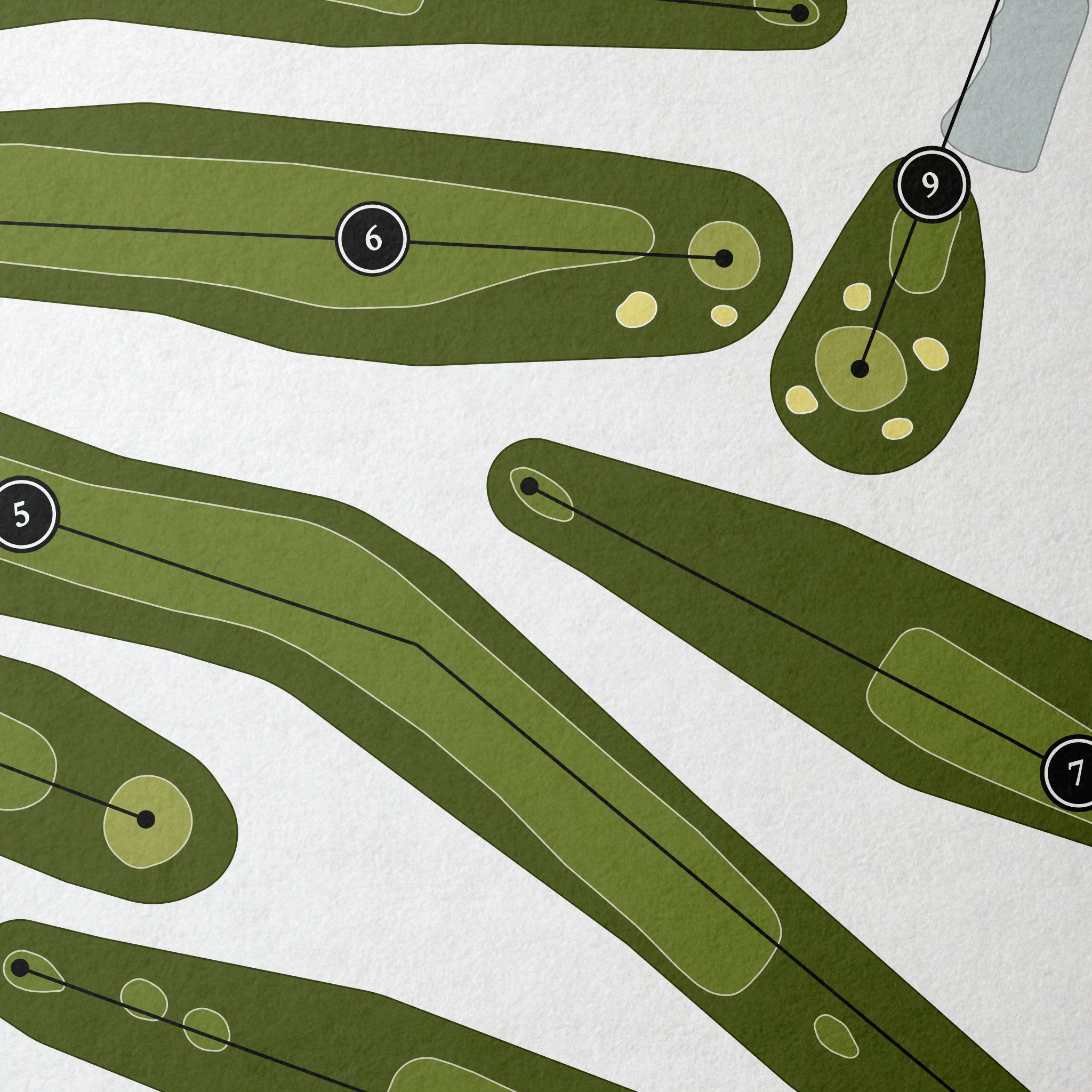 Whip-Poor-Will Golf Club | Golf Course Map | Close Up 