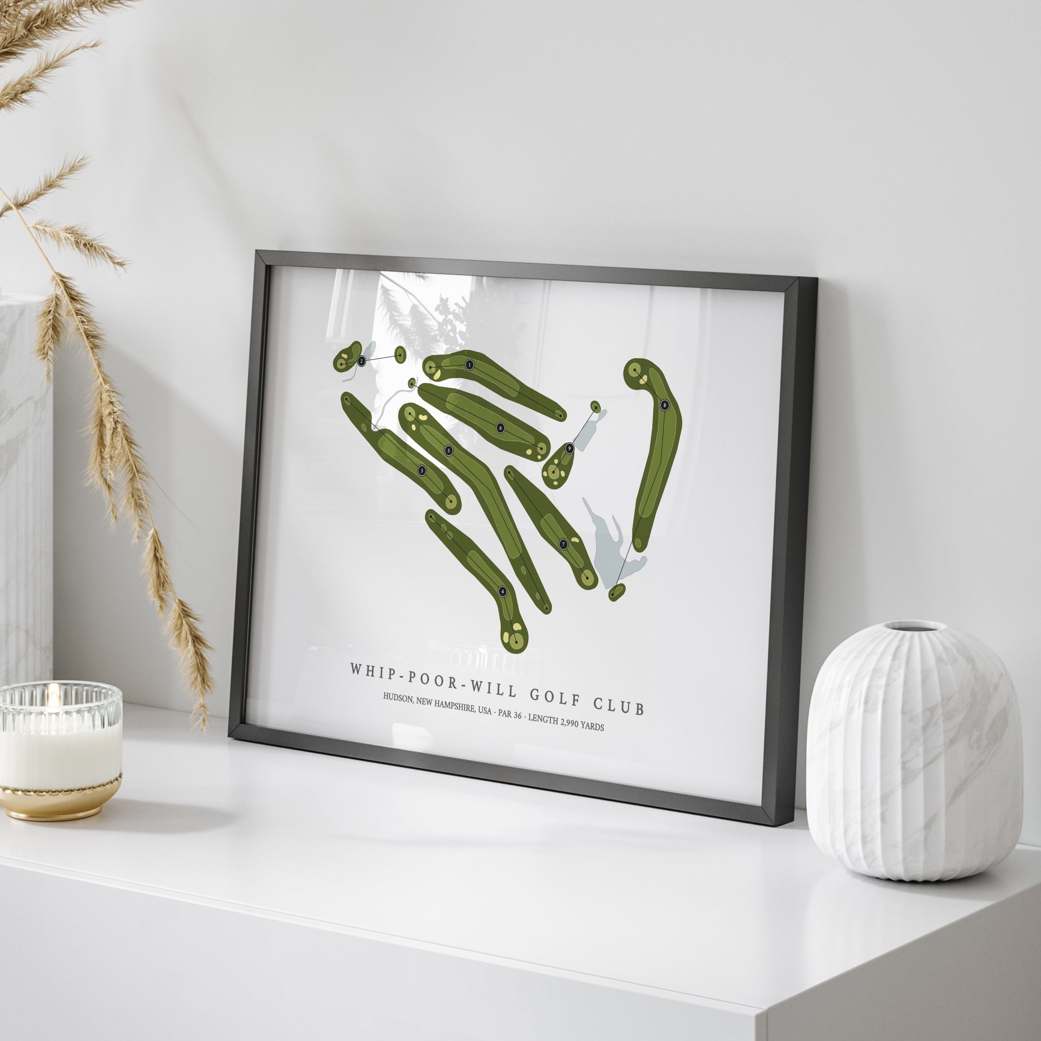 Whip-Poor-Will Golf Club | Golf Course Map | On Table 