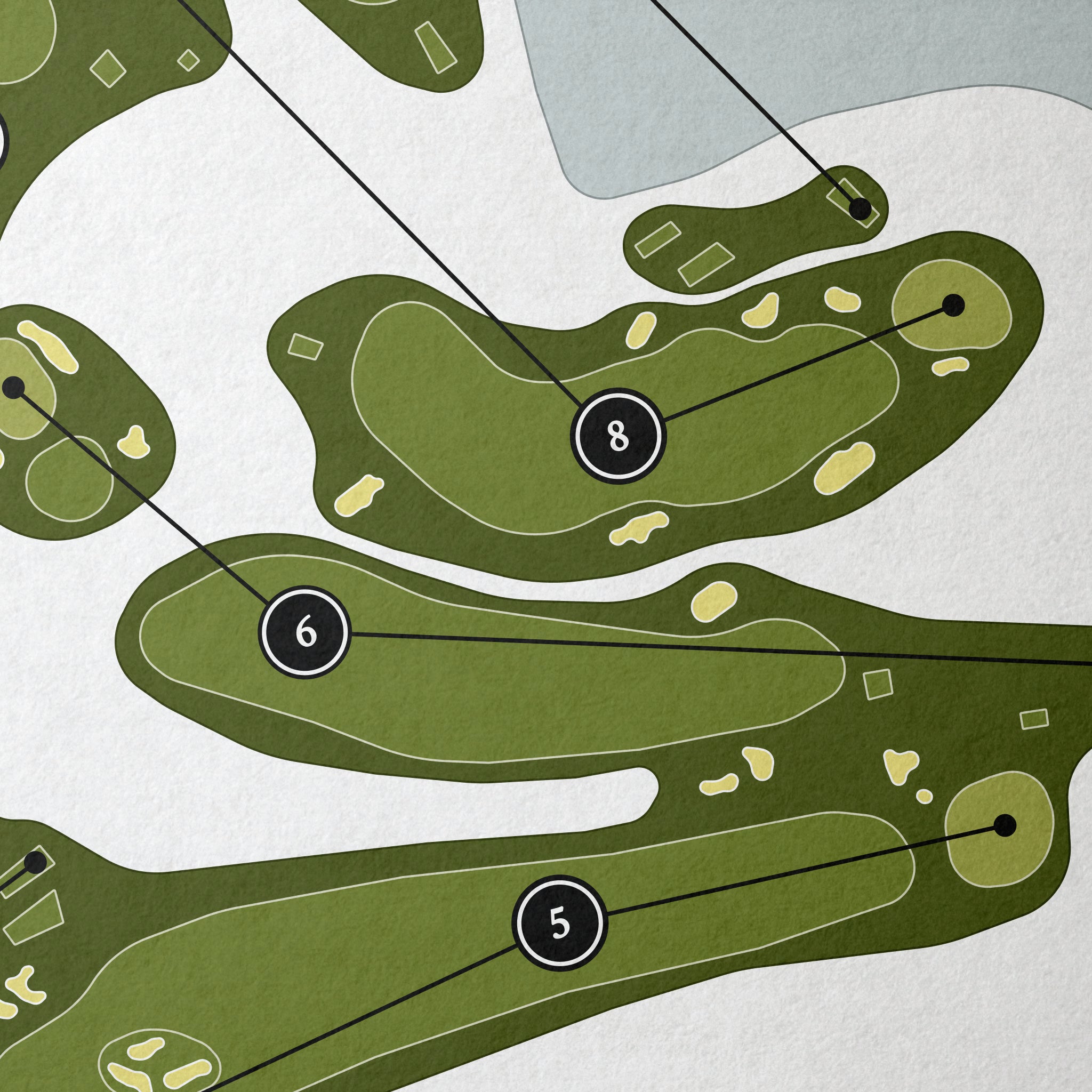 Whitinsville Golf Club | Golf Course Map | Close Up 