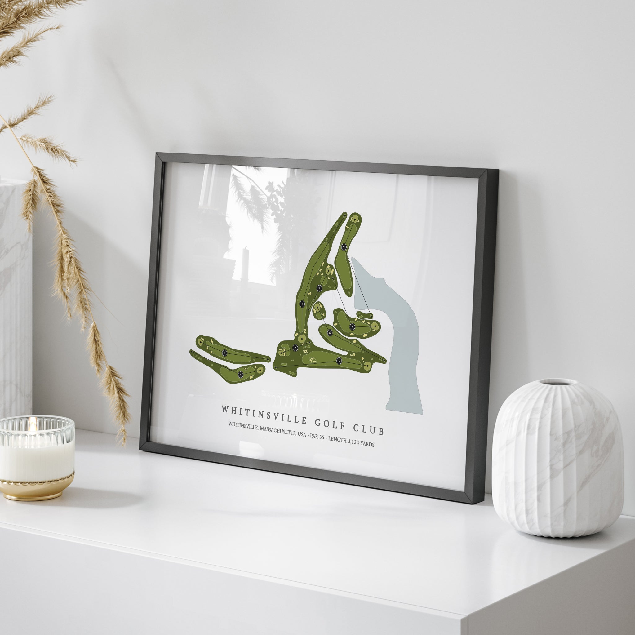 Whitinsville Golf Club | Golf Course Map | On Table 