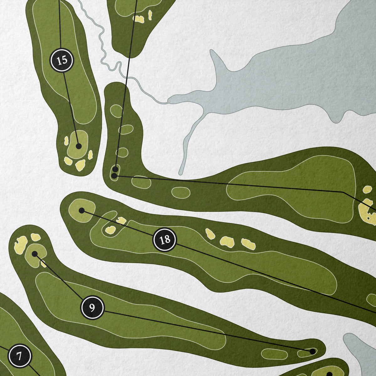 Wicker Point Golf Club | Golf Course Map | Close Up