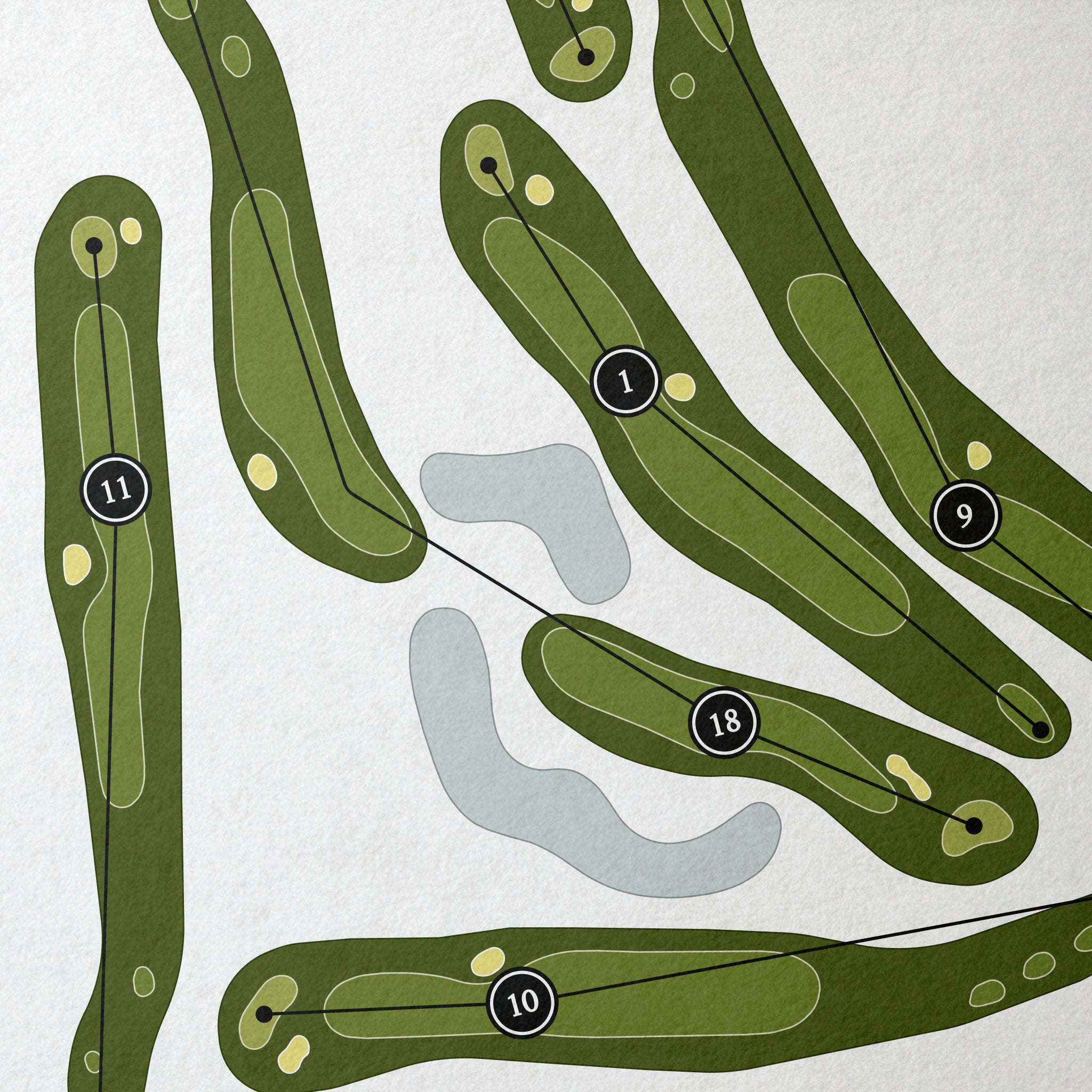 Wigwam Golf Club - Red Course | Golf Course Map | Close Up 
