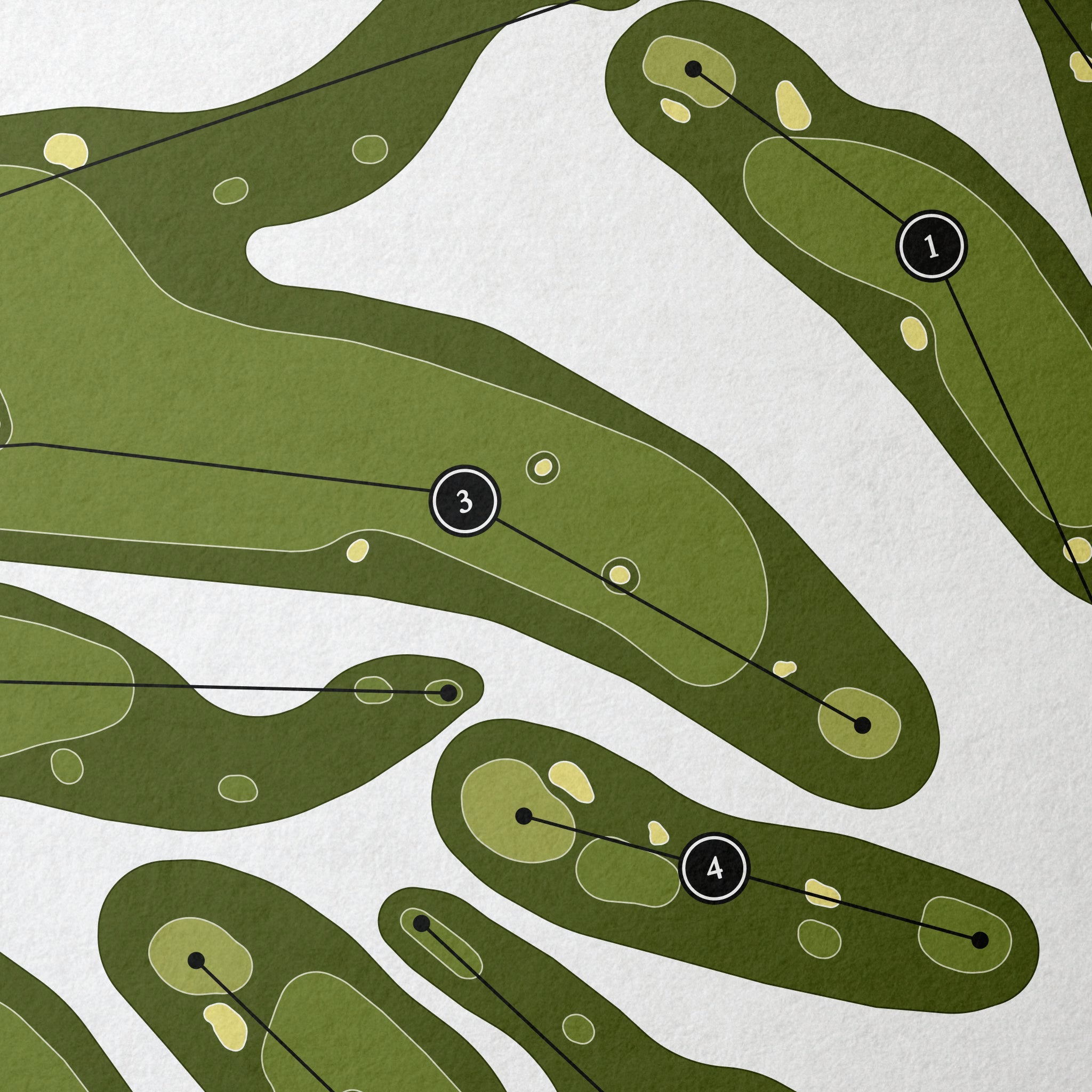 Wild Horse Golf Course | Golf Course Map | Close Up 