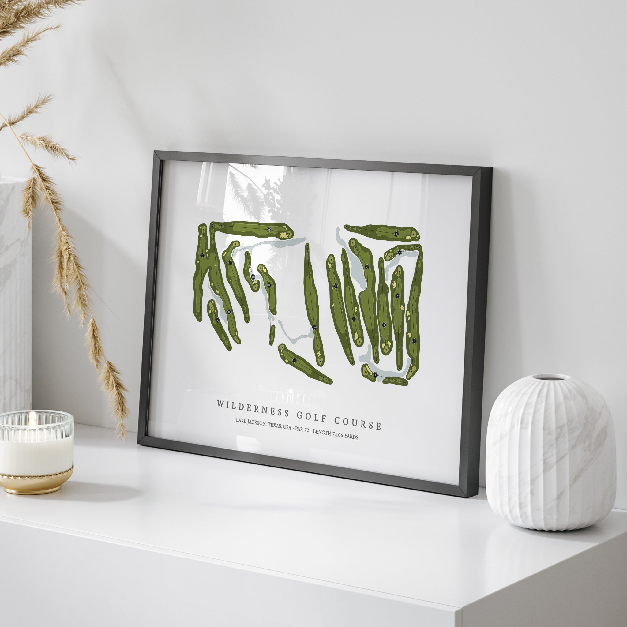 Wilderness Golf Course | Golf Course Map | On+Table 