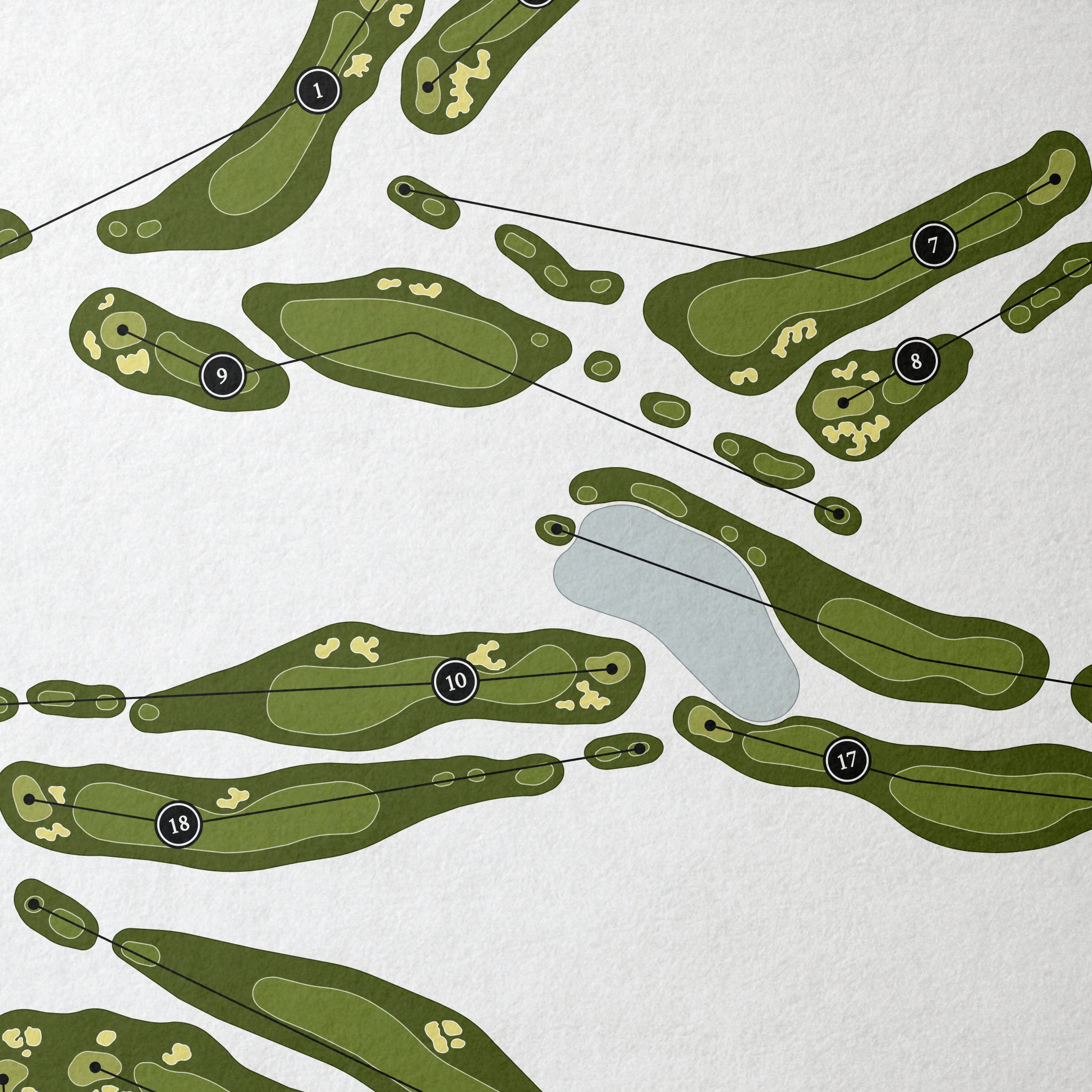 Wildfire Golf Club | Golf Course Map | Close Up