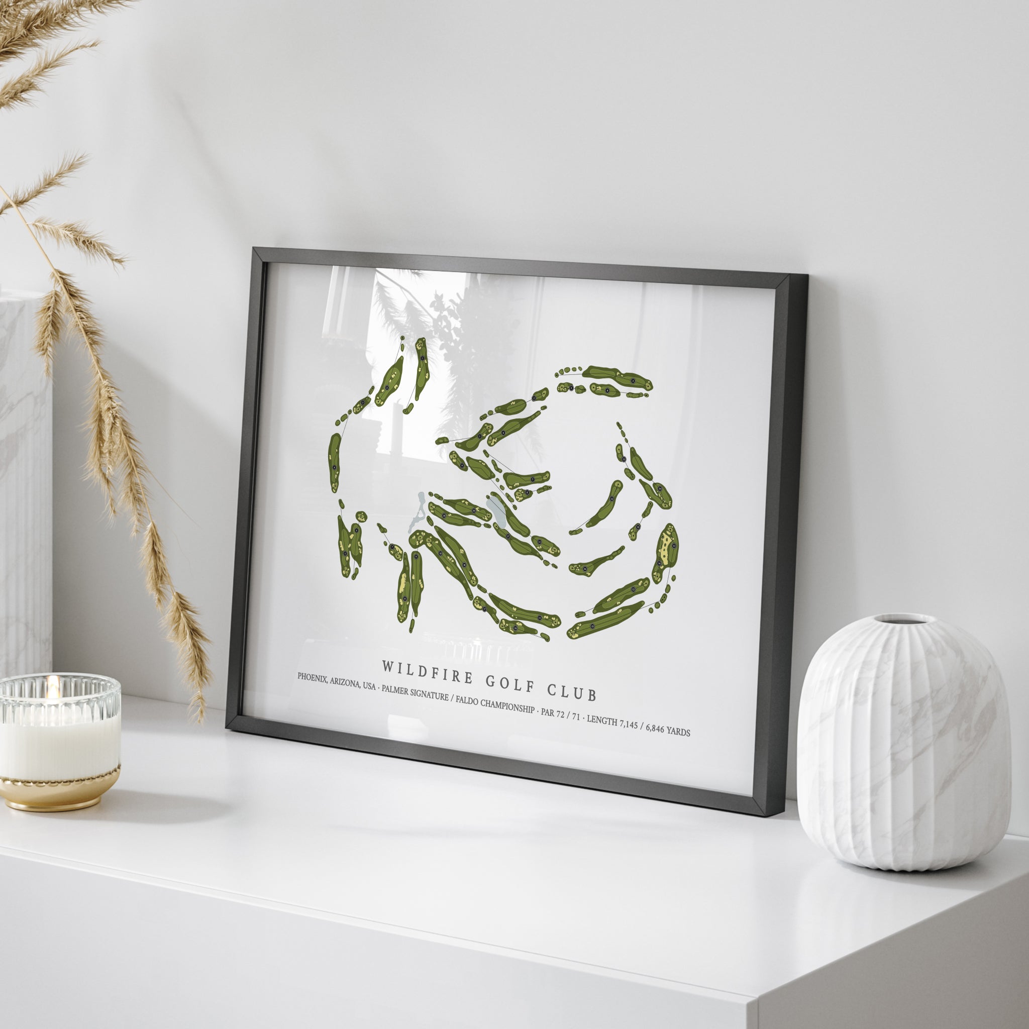 Wildfire Golf Club | Golf Course Map | On Table