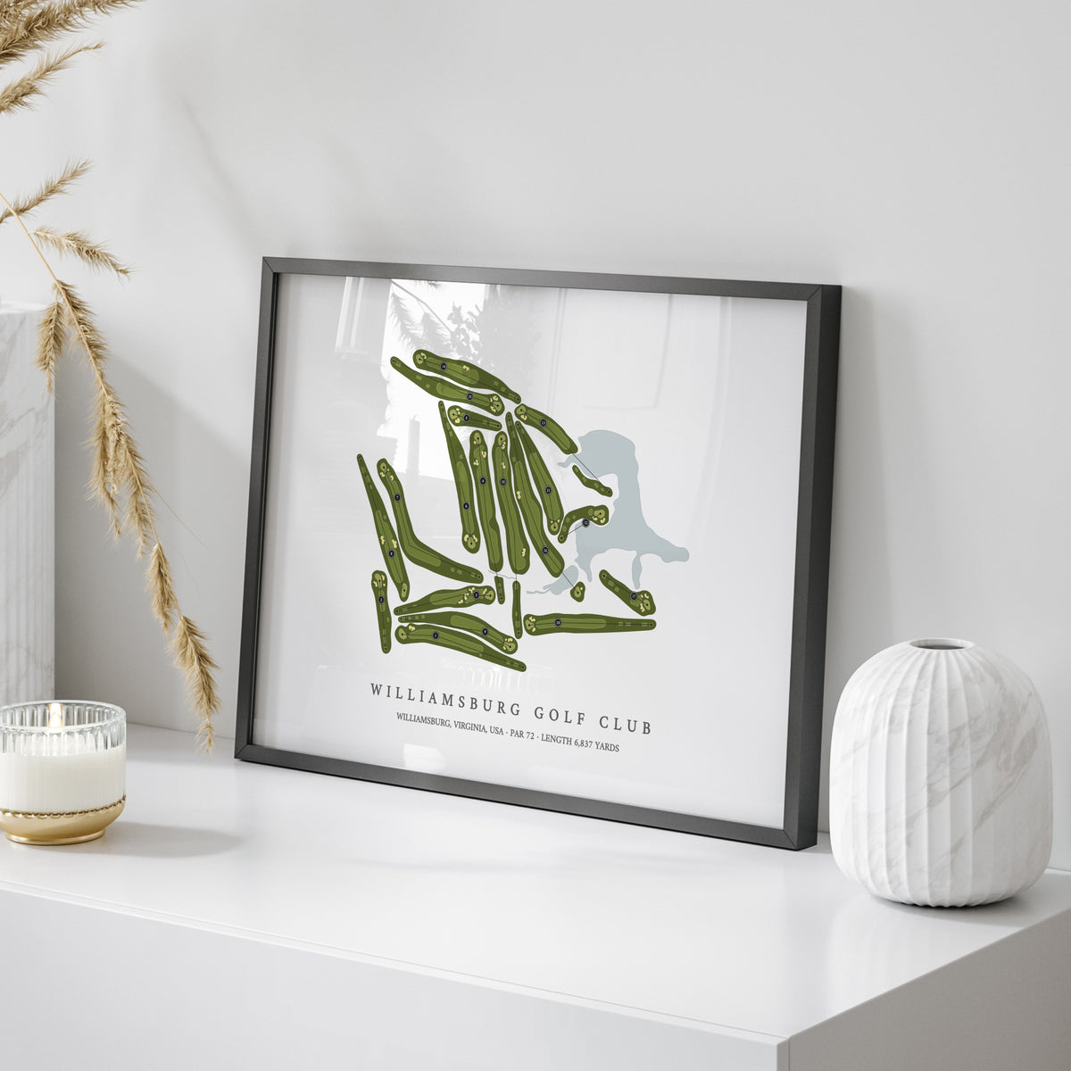 Williamsburg Golf Club | Golf Course Map | On Table 