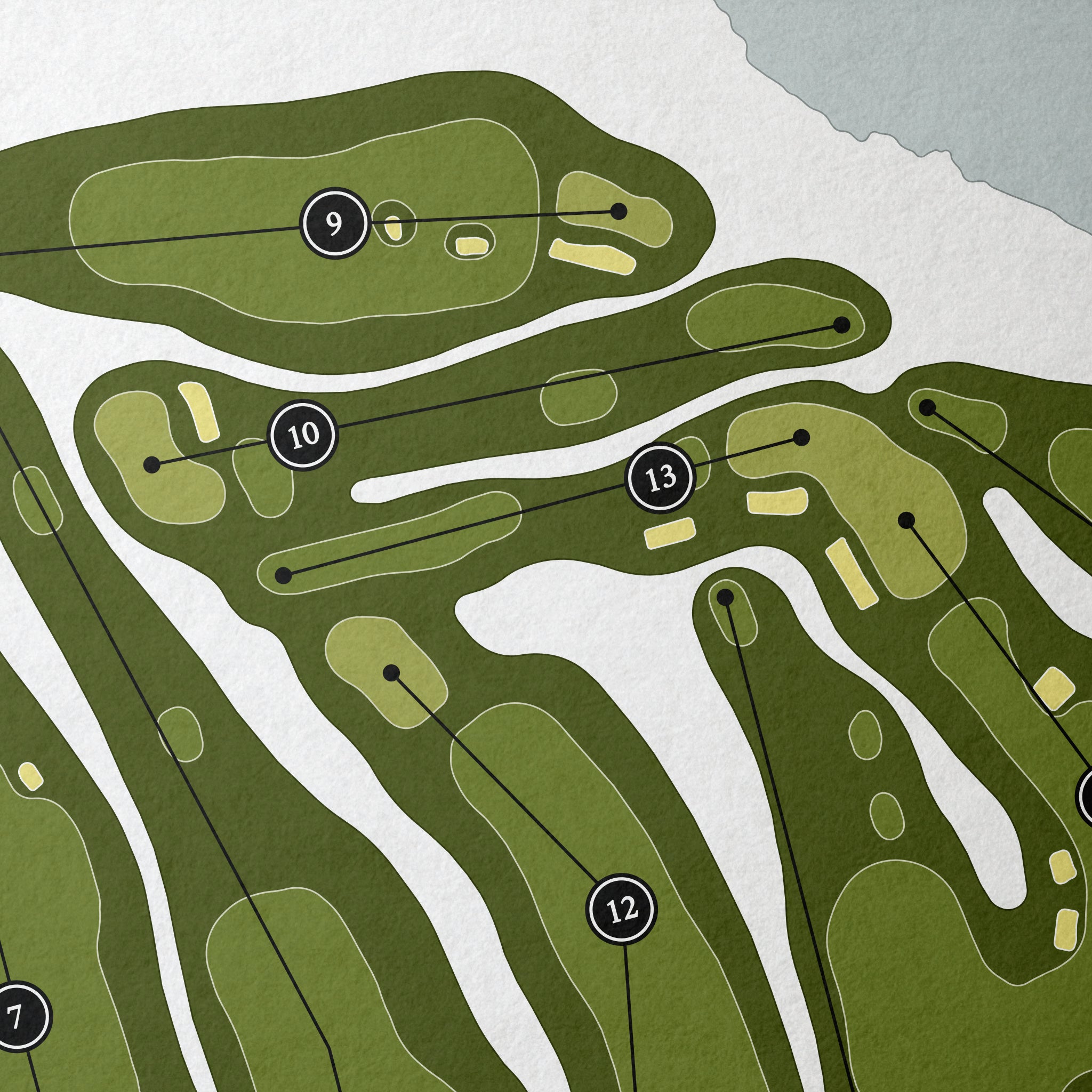 Windsong Farm Golf Club - North Course | Golf Course Map | Close Up 