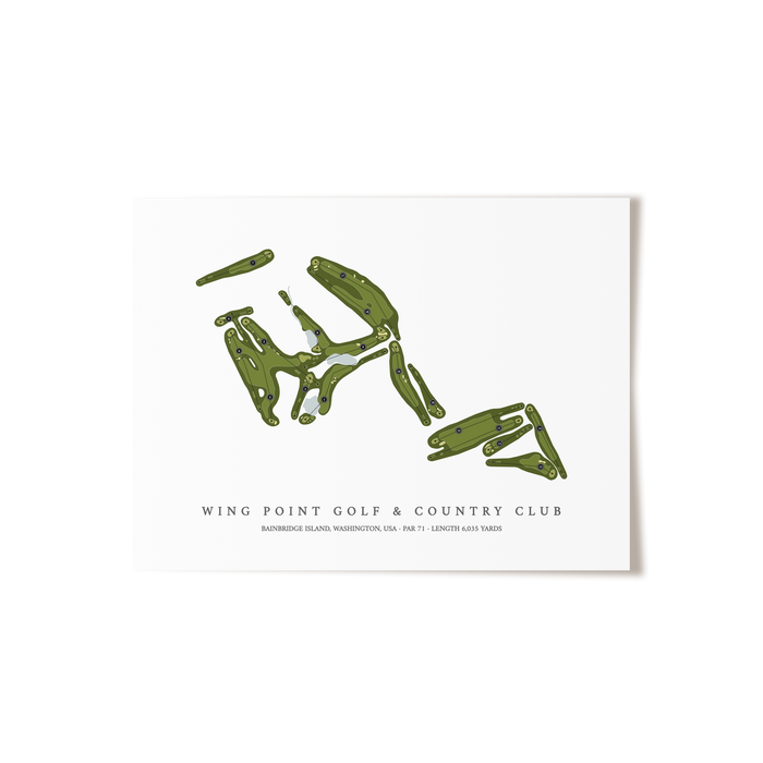 Wing Point Golf & Country Club | Golf Course Map