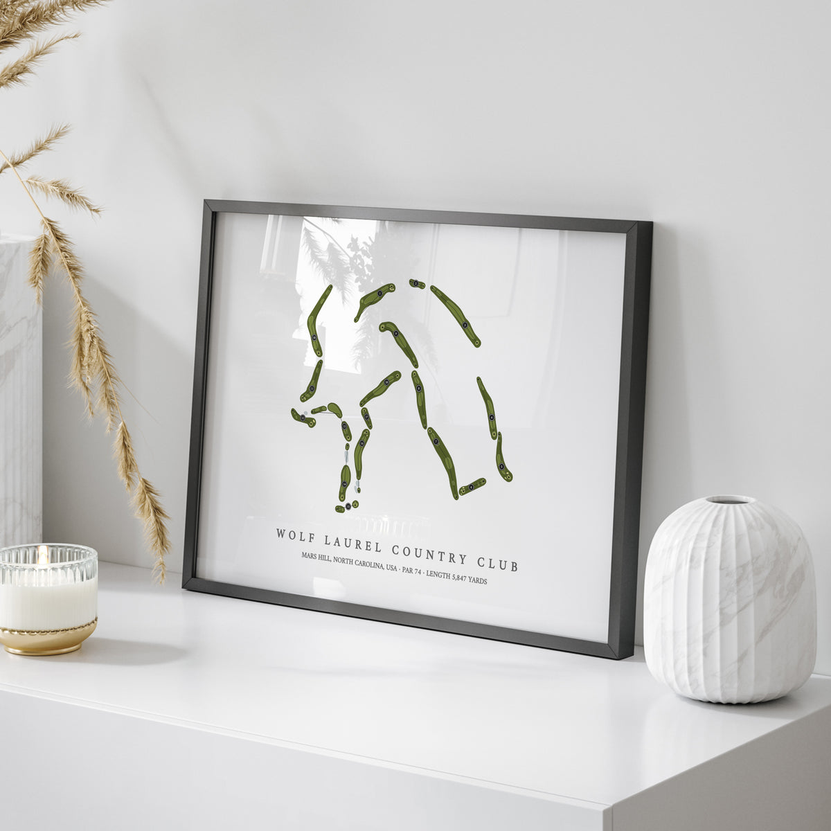 Wolf Laurel Country Club | Golf Course Map | On Table