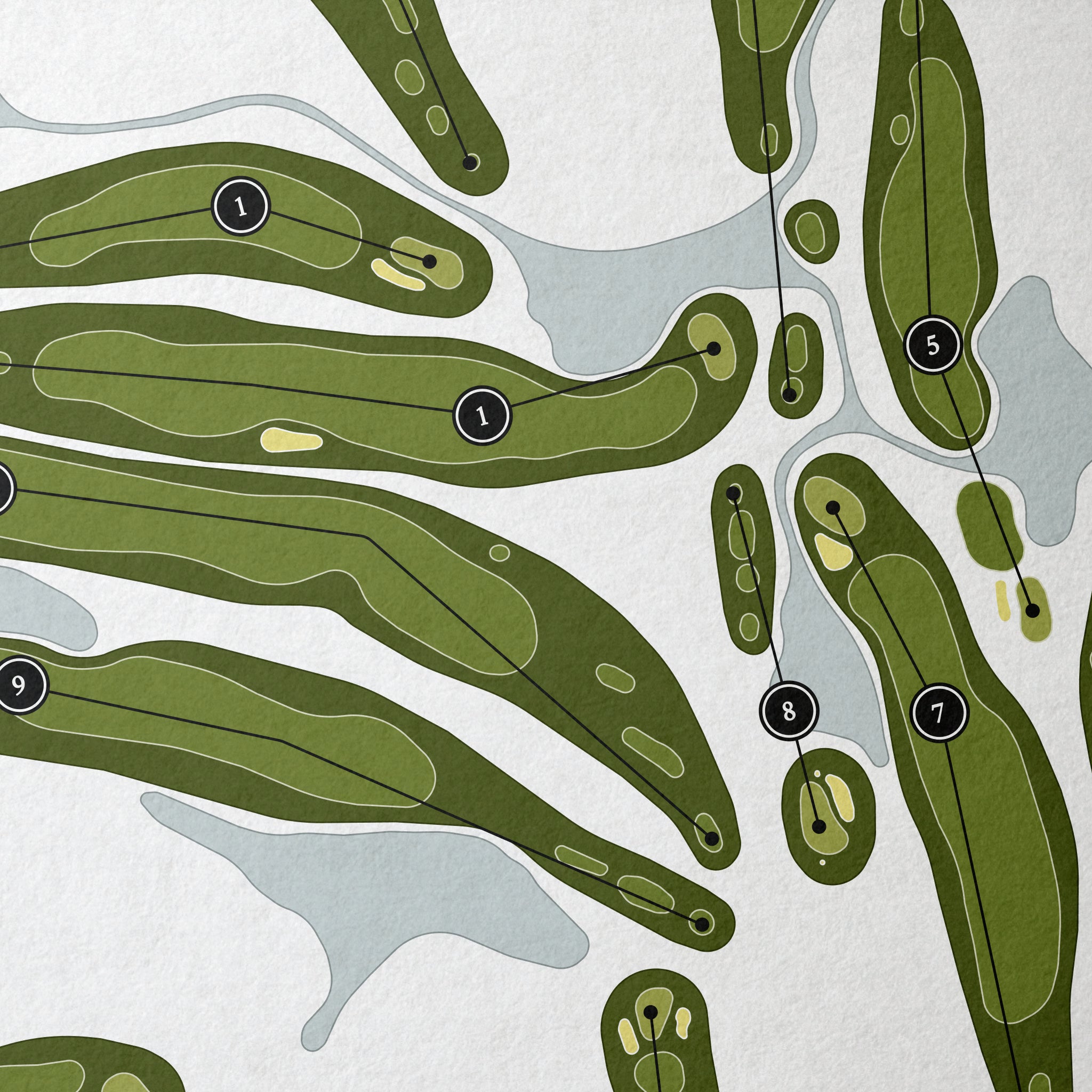 Wyndemere Country Club | Golf Course Map | Close Up