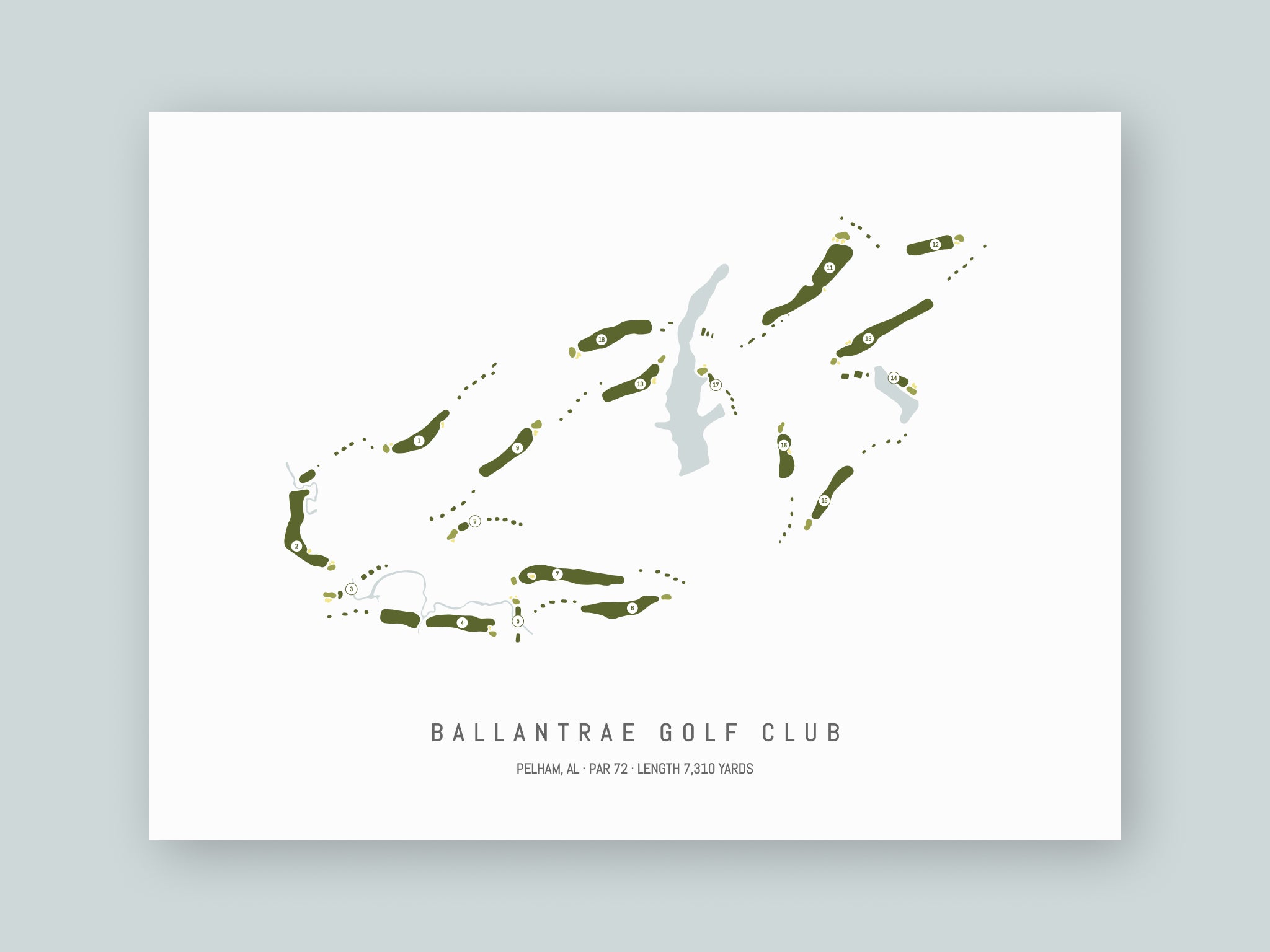Ballantrae-Golf-Club-AL--Unframed-24x18-With-Hole-Numbers