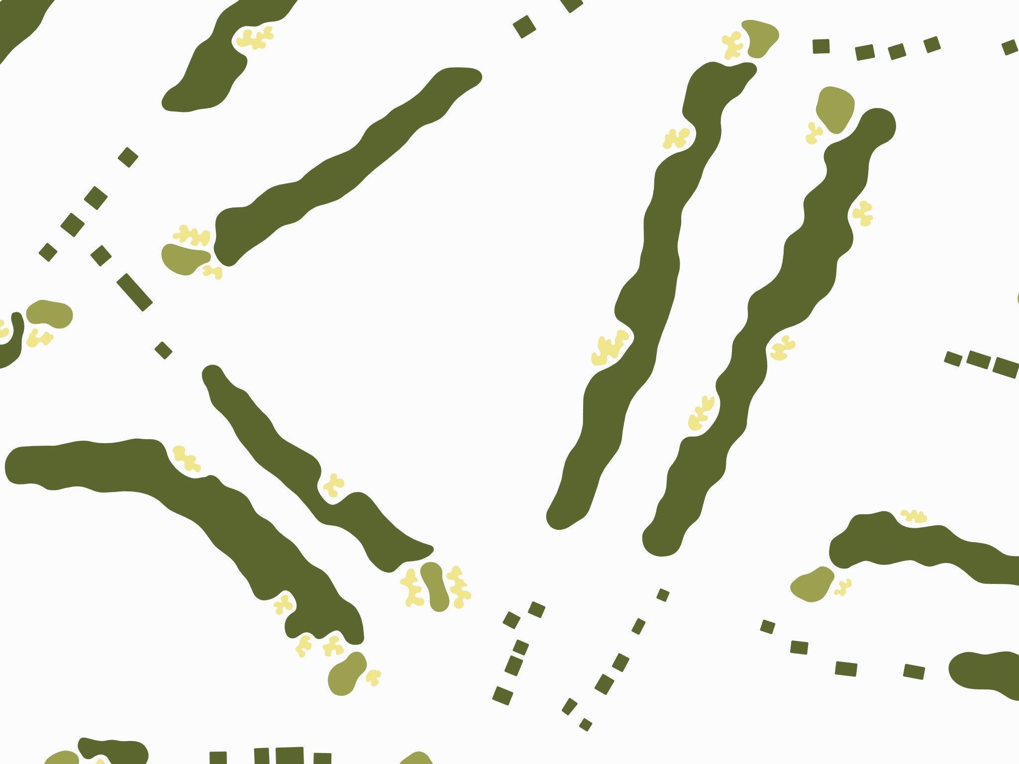 Bayonet Golf Map - Close Up