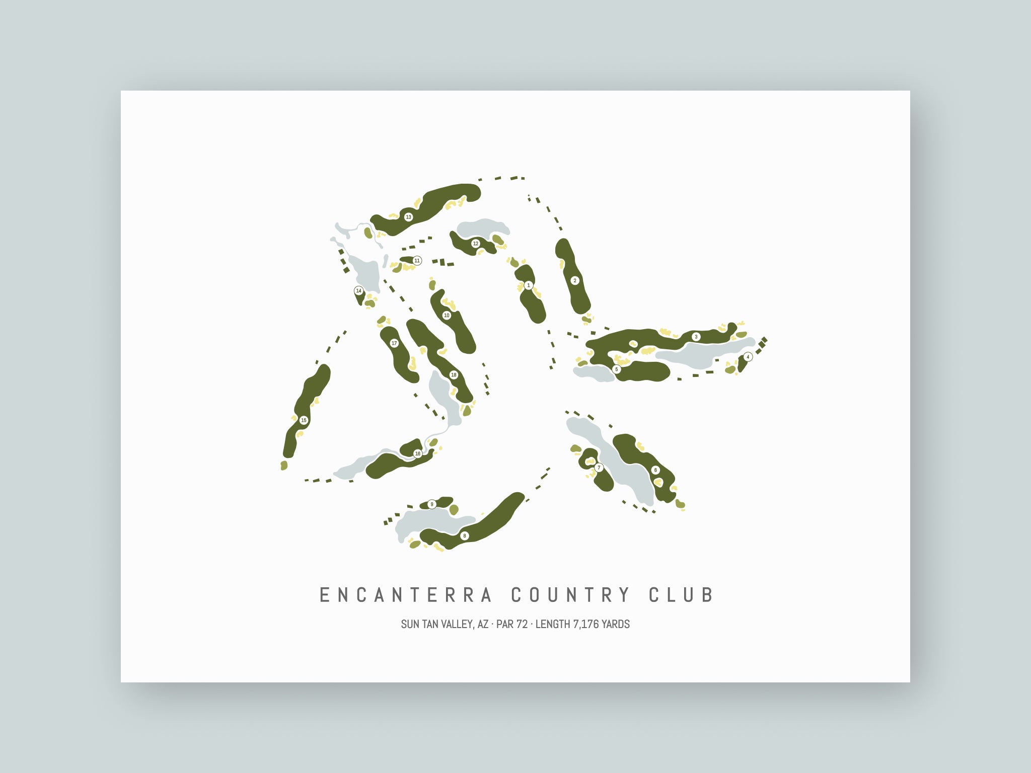 Encanterra-Country-Club-AZ--Unframed-24x18-With-Hole-Numbers